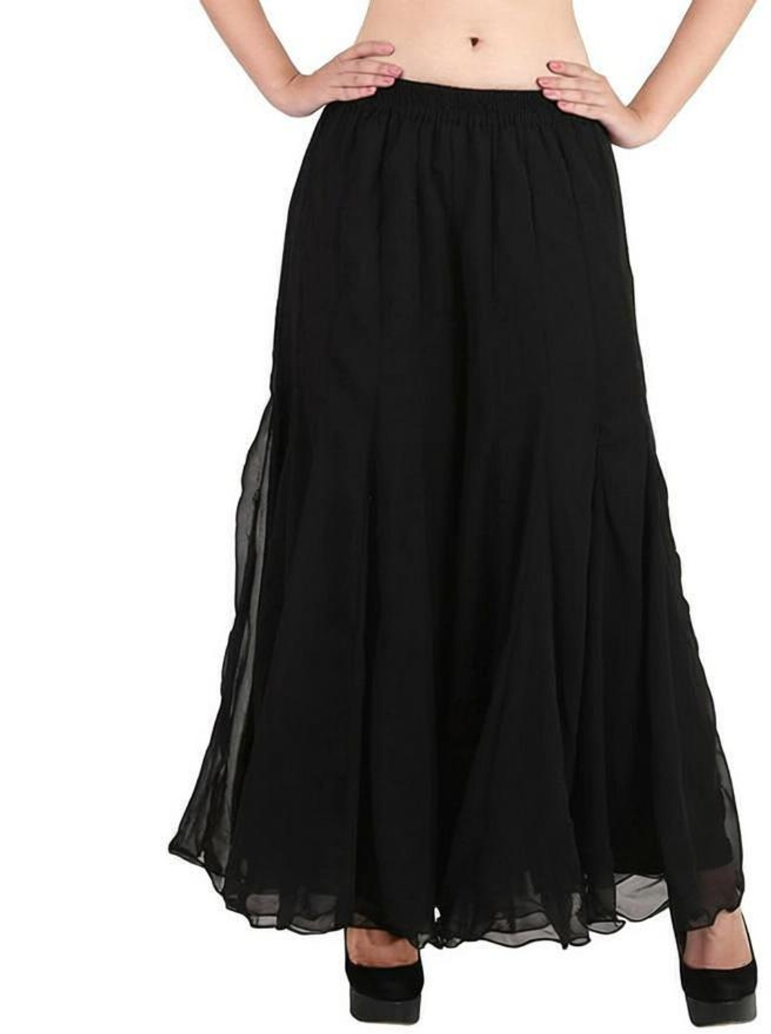 Image of Kvish Flared Women Black Trousers