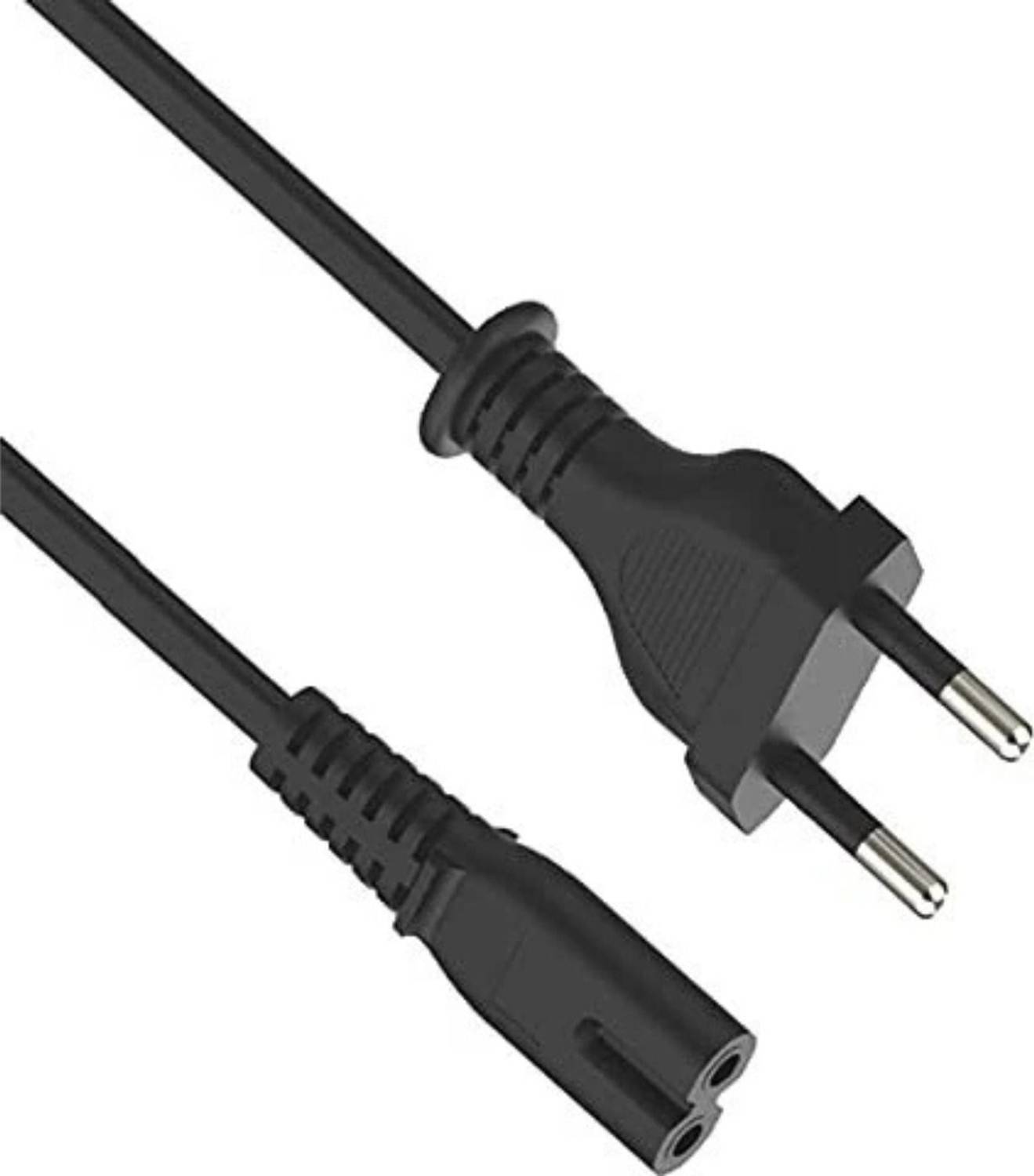 KrafterrA TV-out Cable 4ft Universal 2-Pin AC Power Cord for LED Televisions