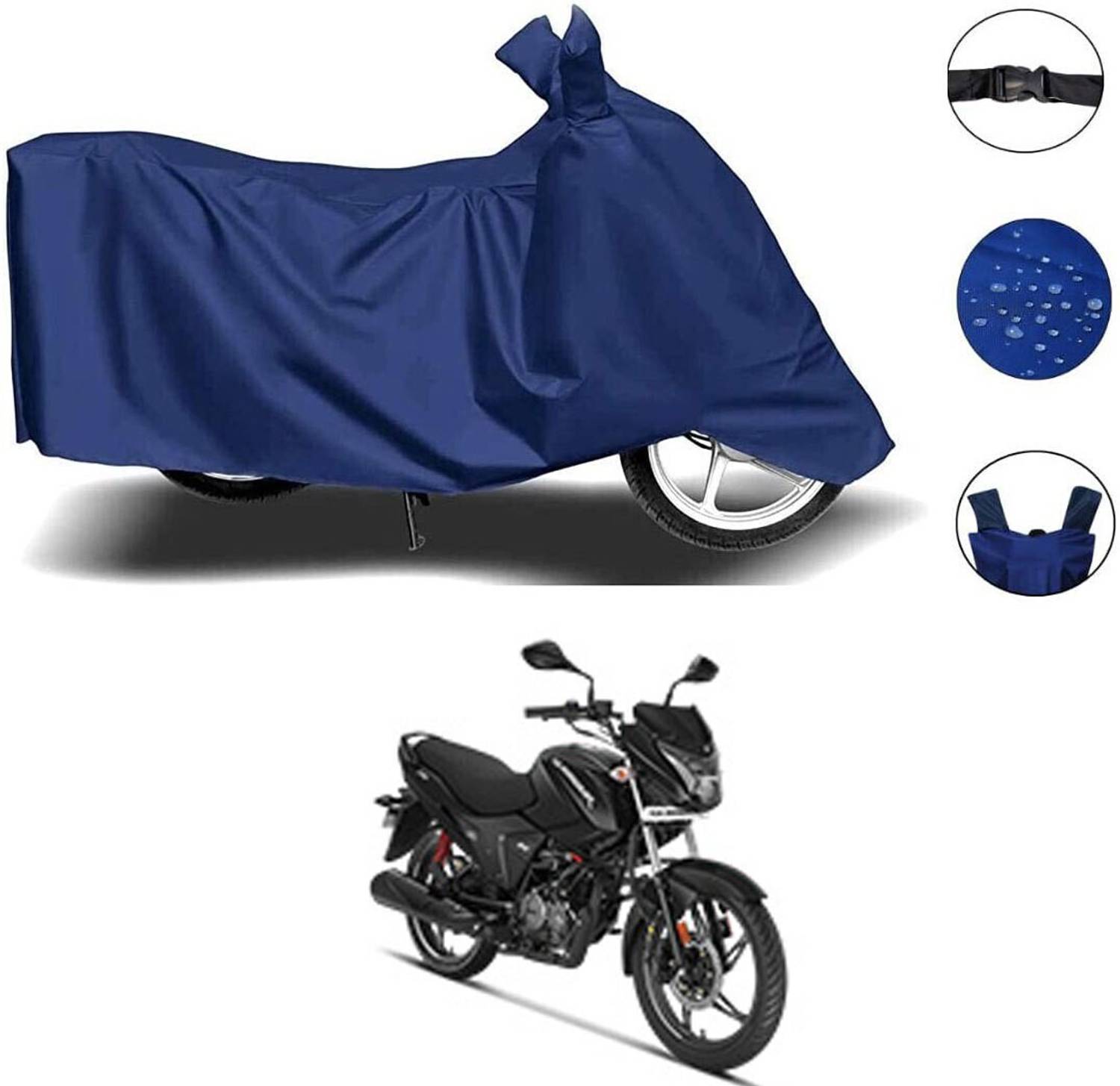 Aamaya Store Waterproof Two Wheeler Cover for Hero