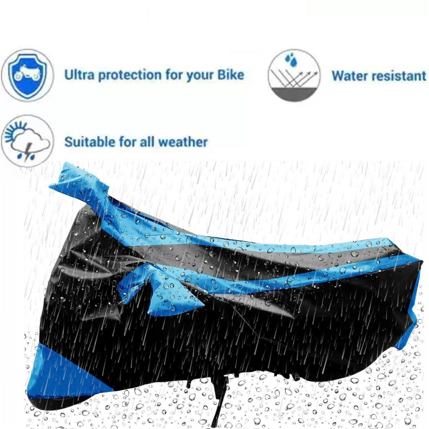 Image of ENTIRELY ELITE Two Wheeler Cover for Hero