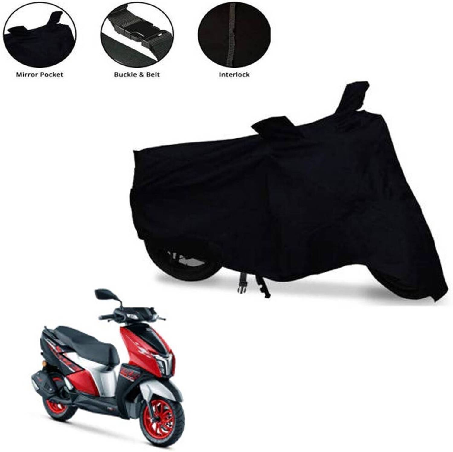Aamaya Store Waterproof Two Wheeler Cover for TVS