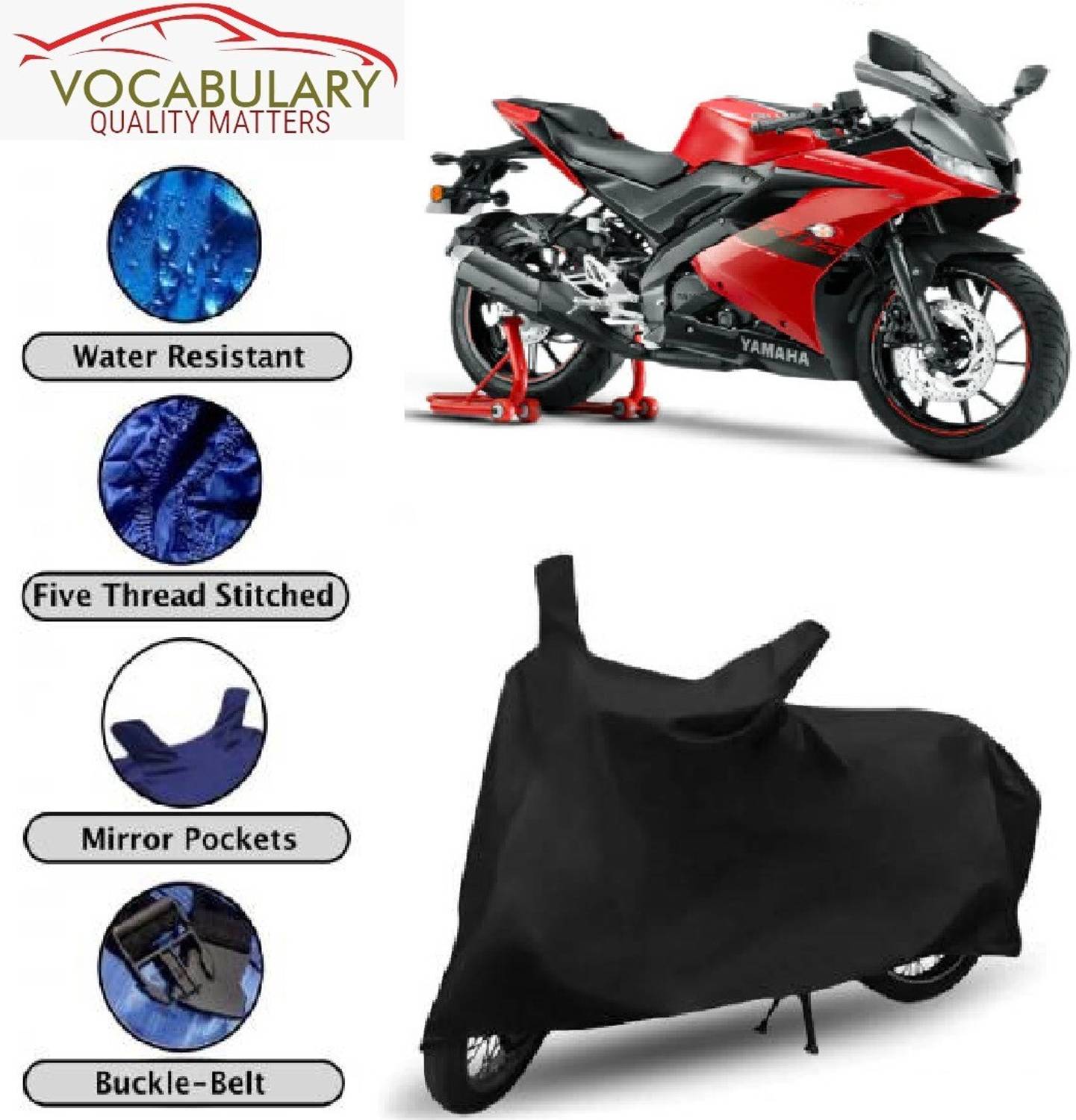 Astips Two Wheeler Cover for Yamaha