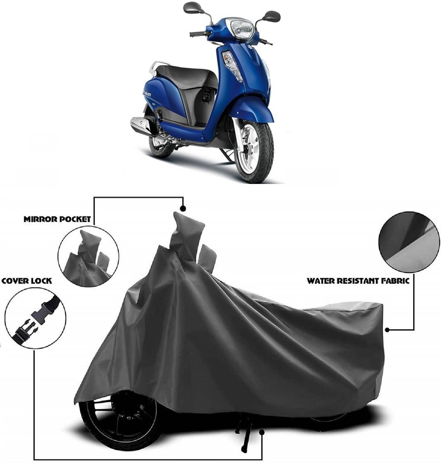 ANTOFY Two Wheeler Cover for Suzuki