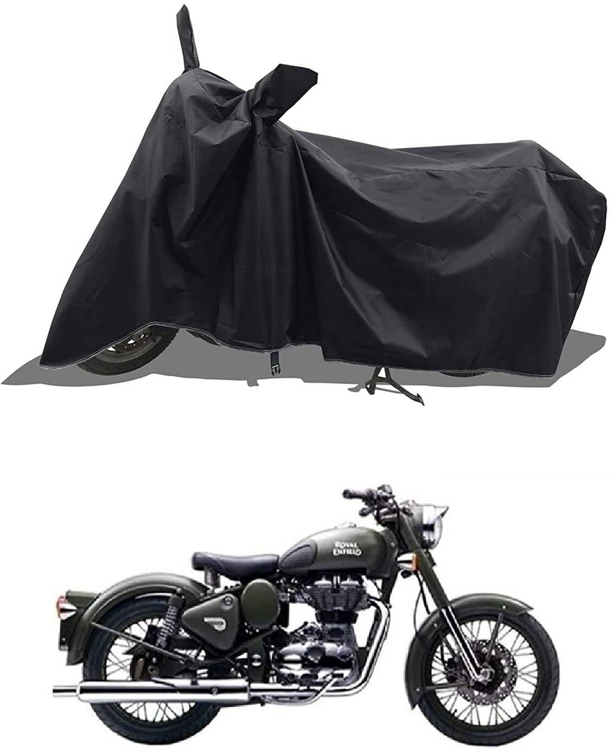 AutoGalaxy Waterproof Two Wheeler Cover for Royal Enfield