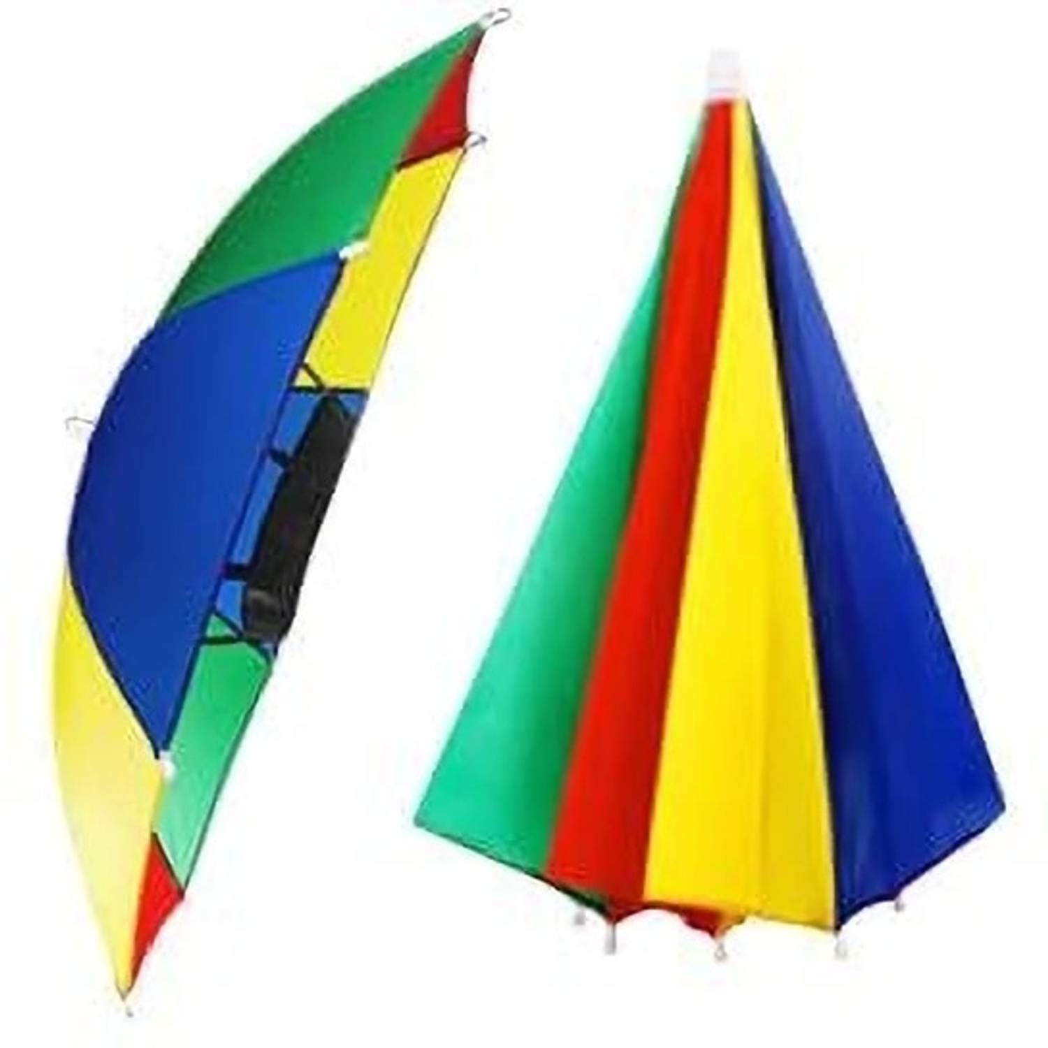 timecarry Rainbow Umbrella Hat Hands free Z15 Umbrella