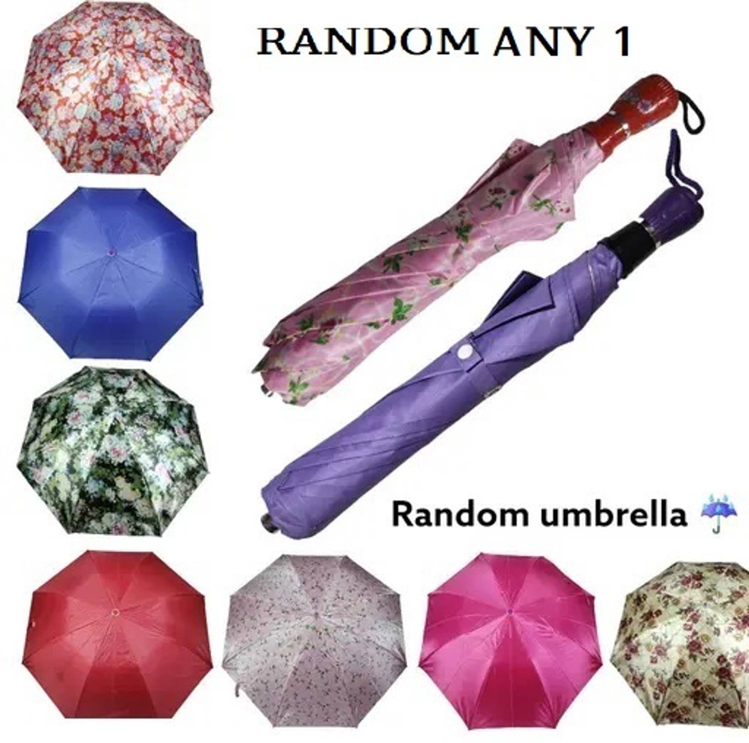 AADMART 2 FOLD REGULAR UMBRELLA PACK OF 1 Umbrella