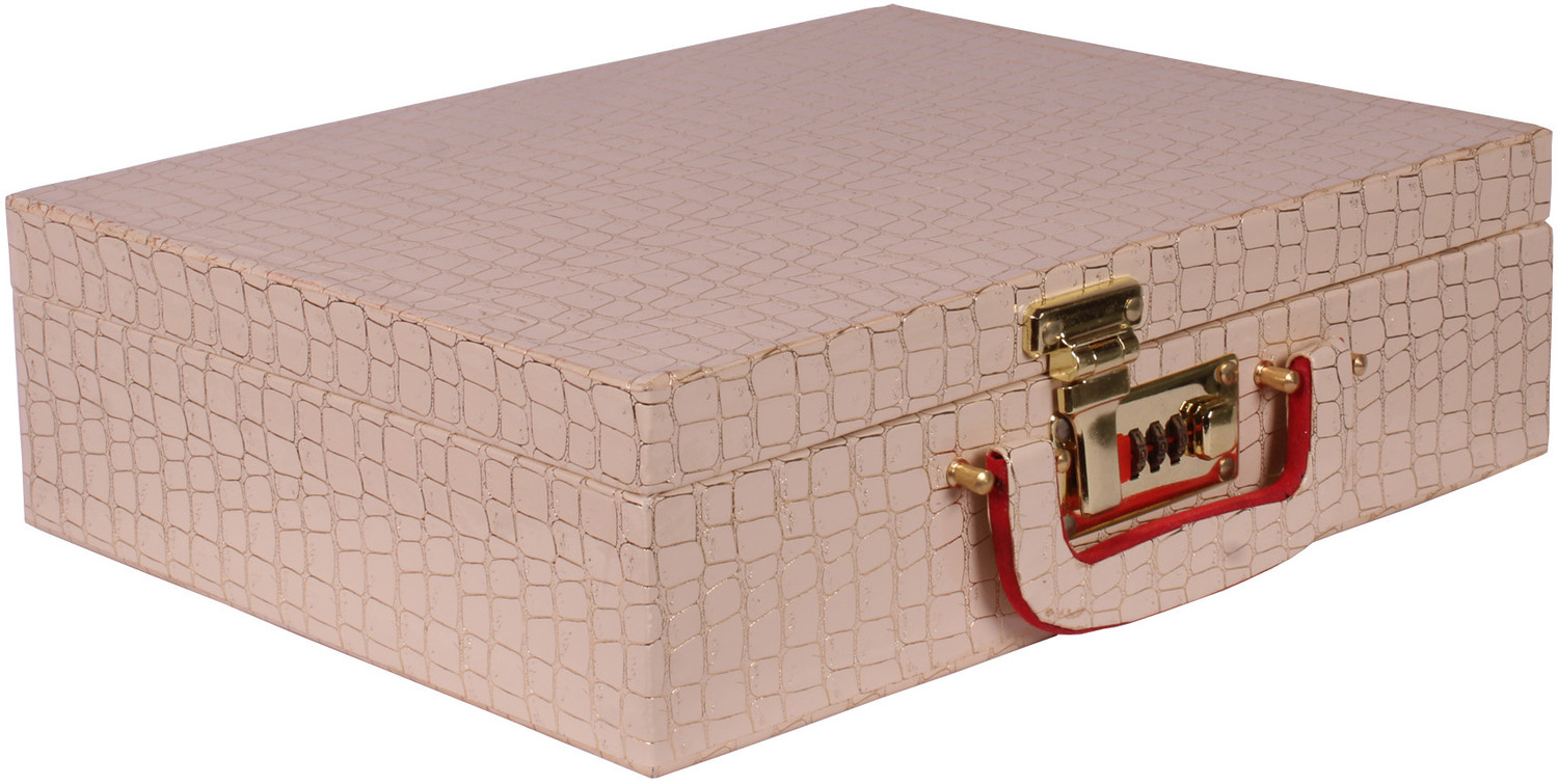 Image of MaaCare Wooden 1 Piece Three Rod Bangle Storage Box with Lock System N A PURSE is a trusted brand for bangle lovers everywhere Vanity Box