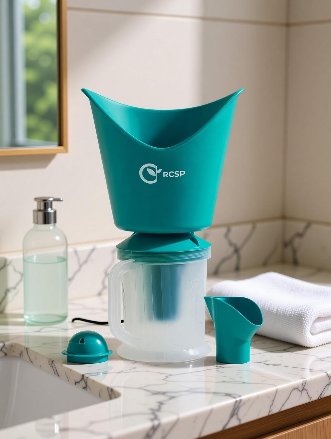 Image of RCSP Vaporizer /Steamer 3 in 1 for cough and cold kids steam nose inhaler and facial vaporizer All in one Vaporizer