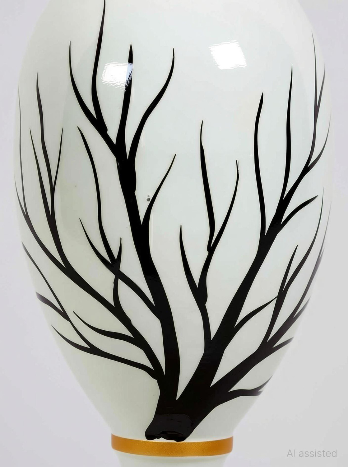 Image of Anabia Flower Vase for Home Decor - Decorative Flower Pot for Living Room & Office Cast Iron Vase