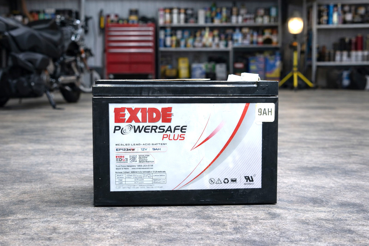 Image of EXIDE EP-9AH-12V 9 Ah Battery for Bike