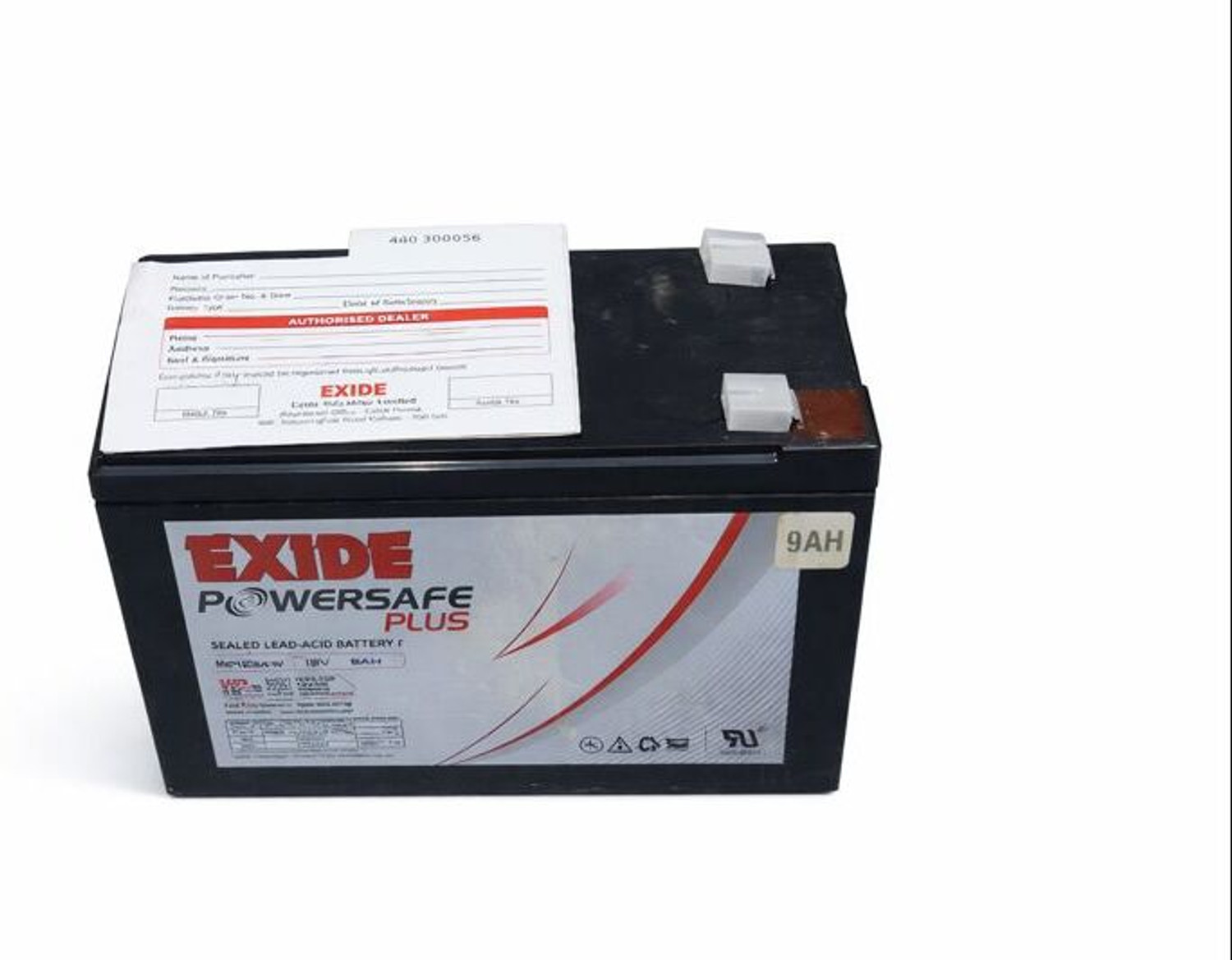 Image of EXIDE EP-9AH-12V 9 Ah Battery for Bike