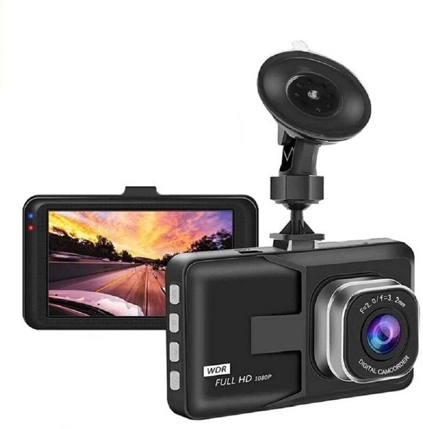 MIKO 1080P Vehicle Blackbox DVR Camcorder Car Camera with 2.4" TF