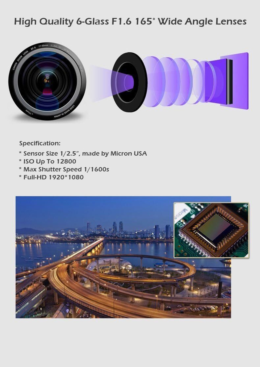 Image of Vinni 2025 HD Portable DVR CCTV with 2.5 TFT LCD Screen Vehicle Audio Video Sports and Action Camera