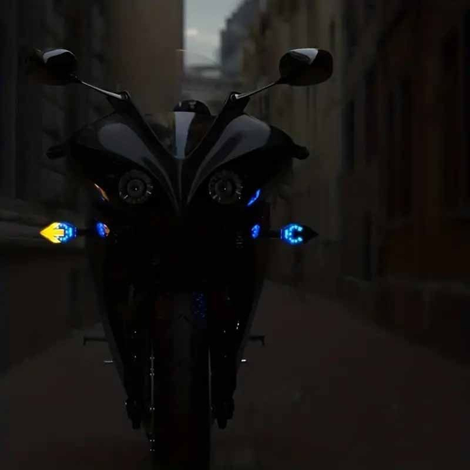 Image of aksmit Side LED Indicator Light for Universal For Bike Universal For Bike