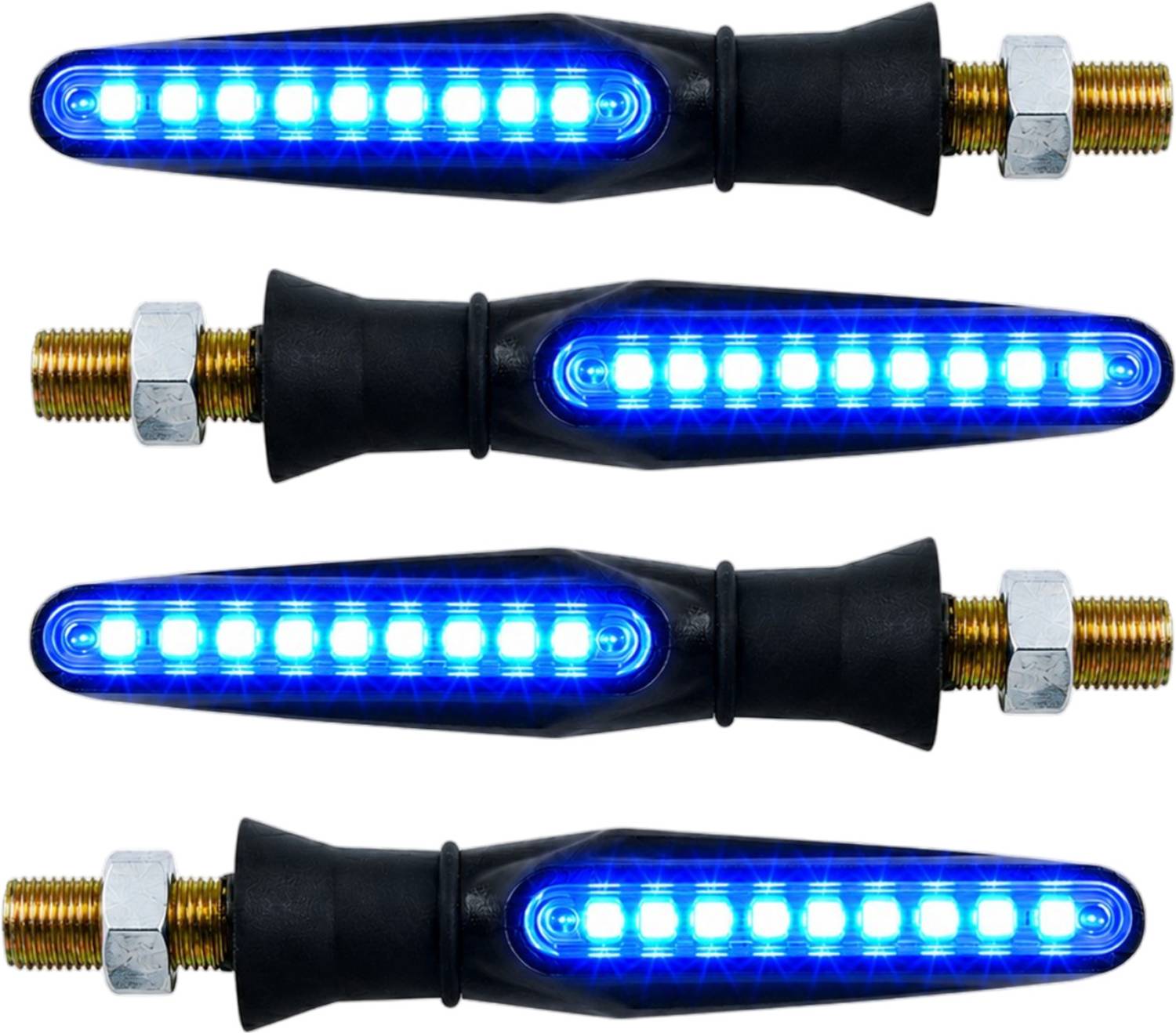 aksmit Front, Rear, Side Indicator Light Motorbike LED for Bajaj, Hero, Honda, KTM, Royal Enfield, Yamaha (12 V, 5 W)
