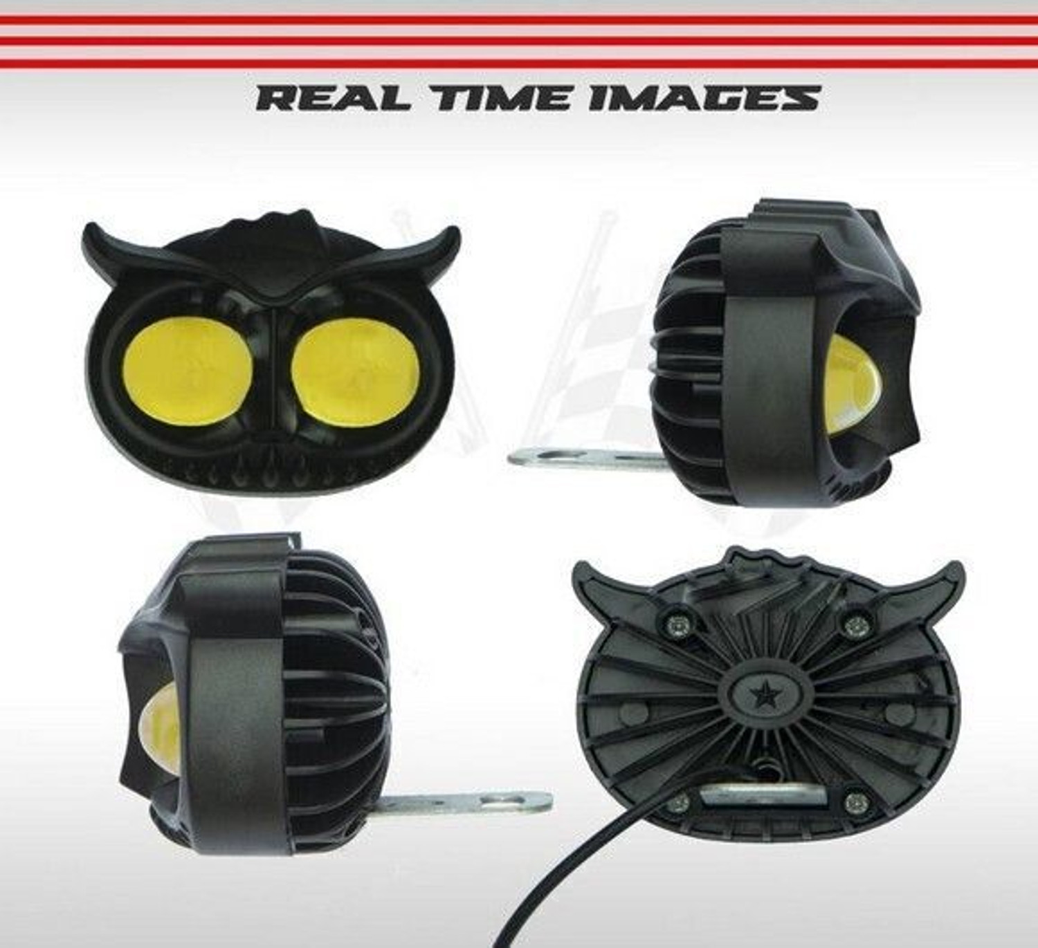 Image of Sowme ATH-2pc-Owl-AC2 Fog Lamp Car, Motorbike, Truck, Van LED (12 V, 20 W)