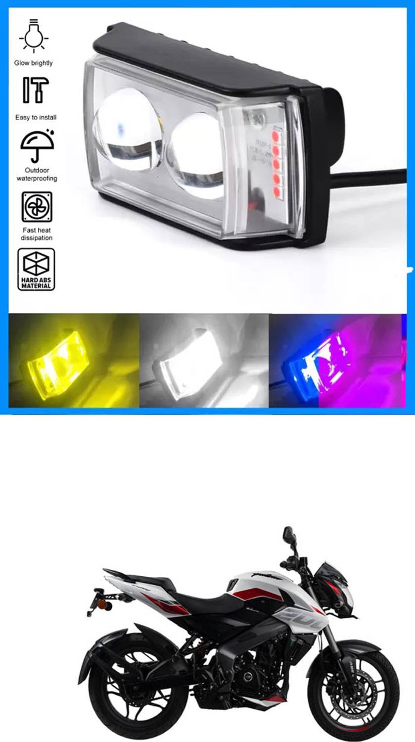 E-Shoppe Mini Projector Fog Light Pulsar 200 NS DTS-i Headlight