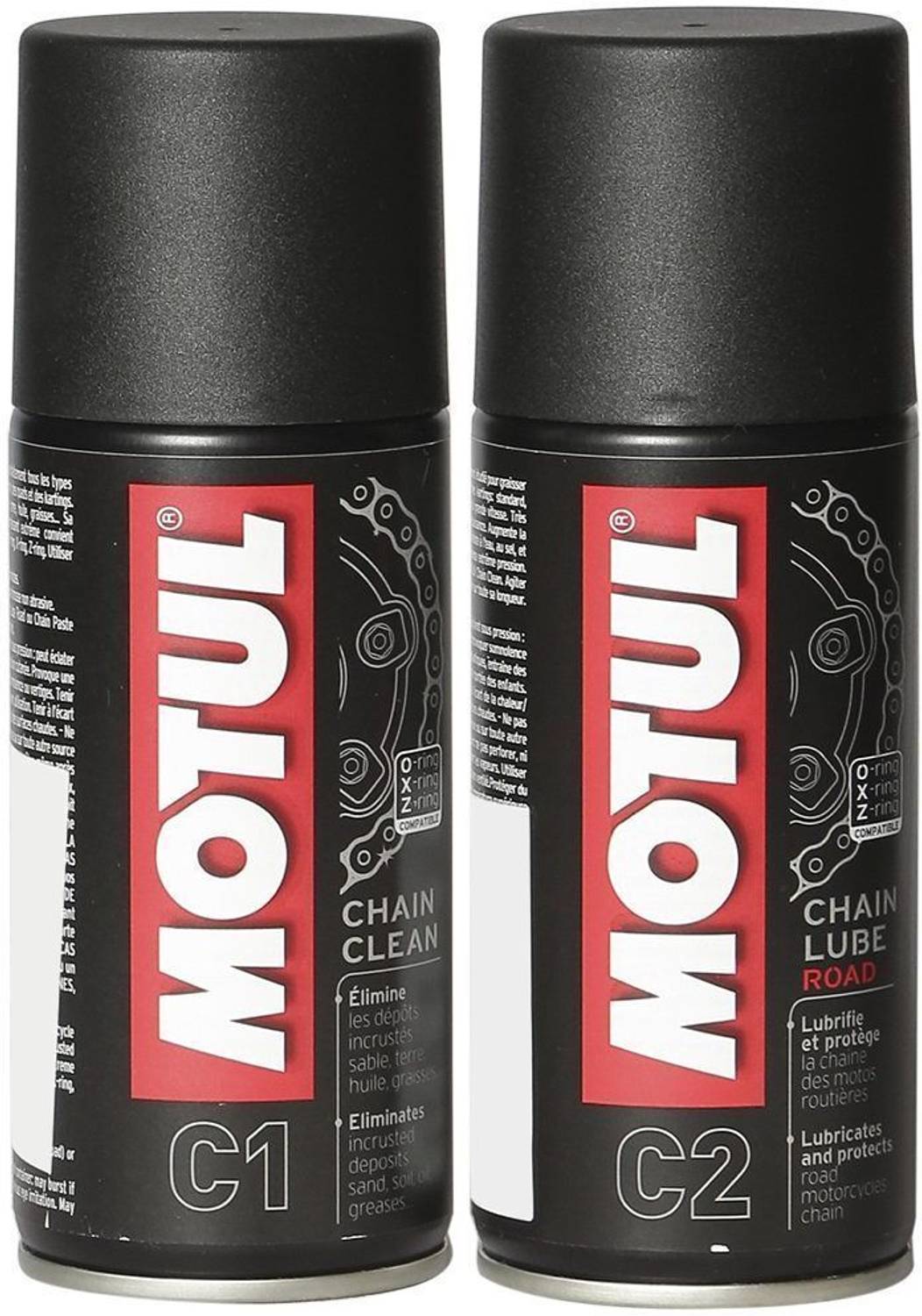 MOTUL Chain Cleaner C1 & Lube Road C2 (150 ml) Kit - Image 2
