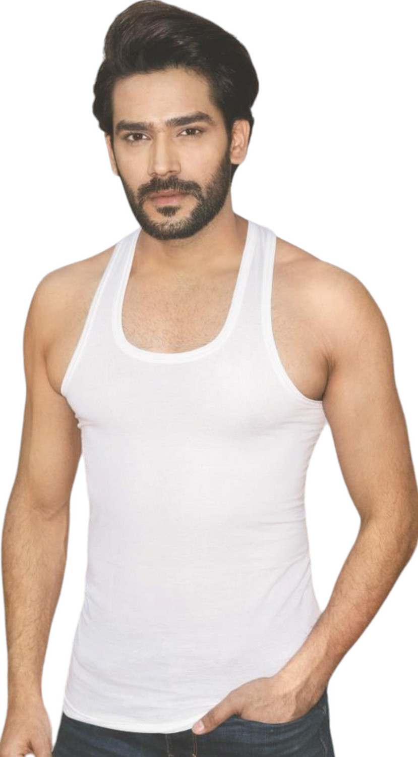 Image of ACTIVEMENS Cotton Blend Fabric Undershirt