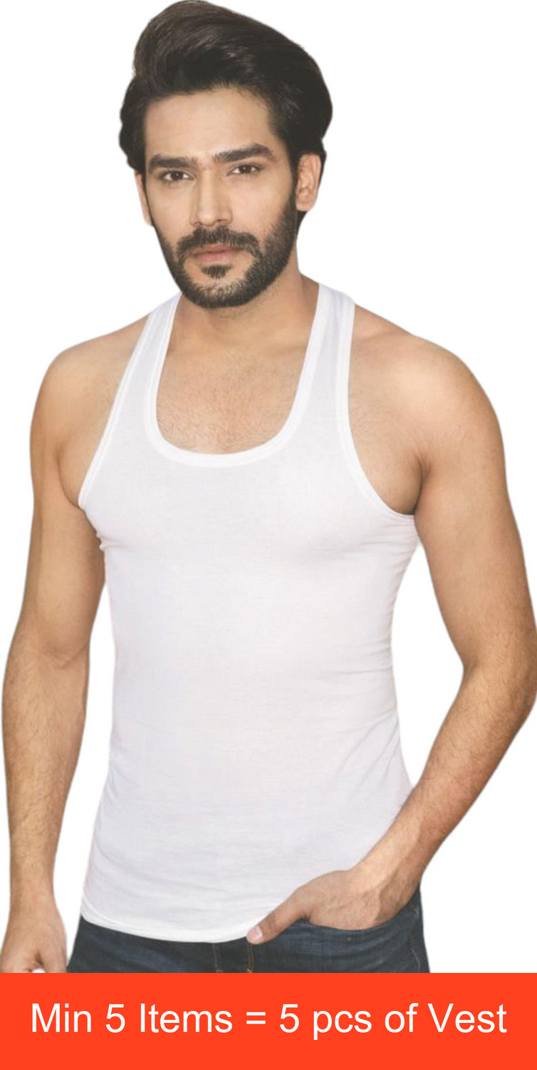 Image of ACTIVEMENS Cotton Blend Fabric Undershirt