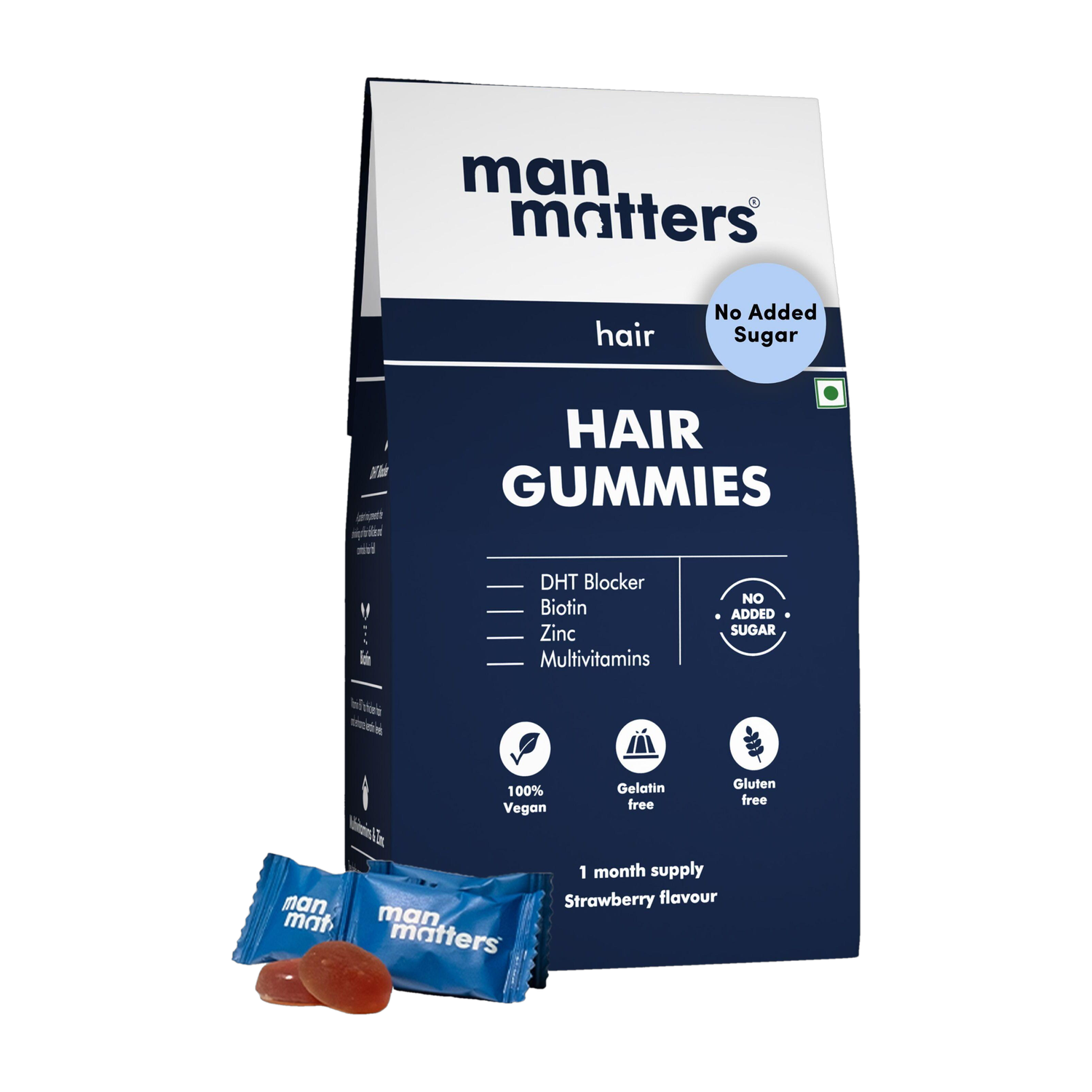 Man Matters Biotin Hair Gummies