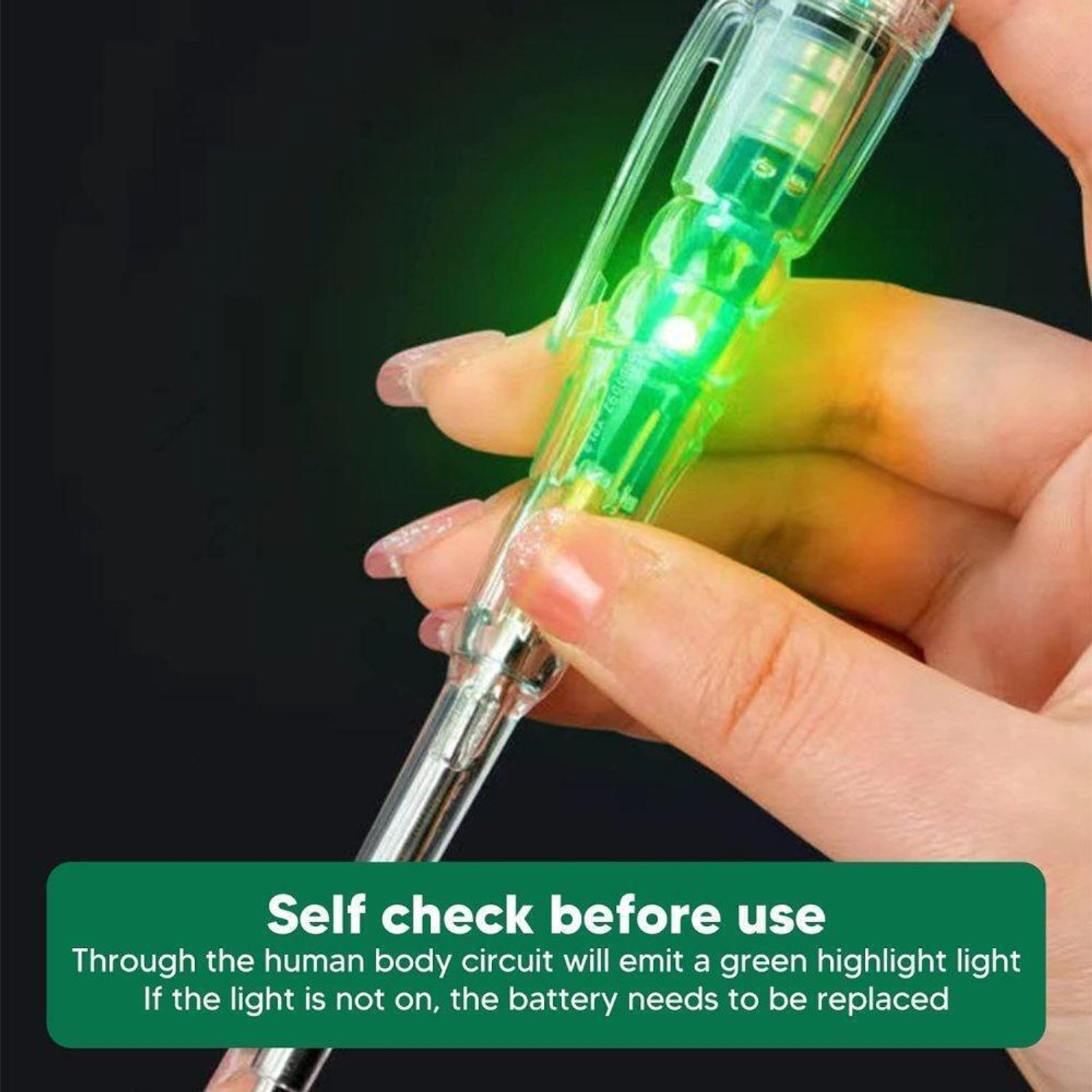 Image of VRTREND Multifunction Dual LED AC-DC Light Tester Pen VR4 Digital Voltage Tester