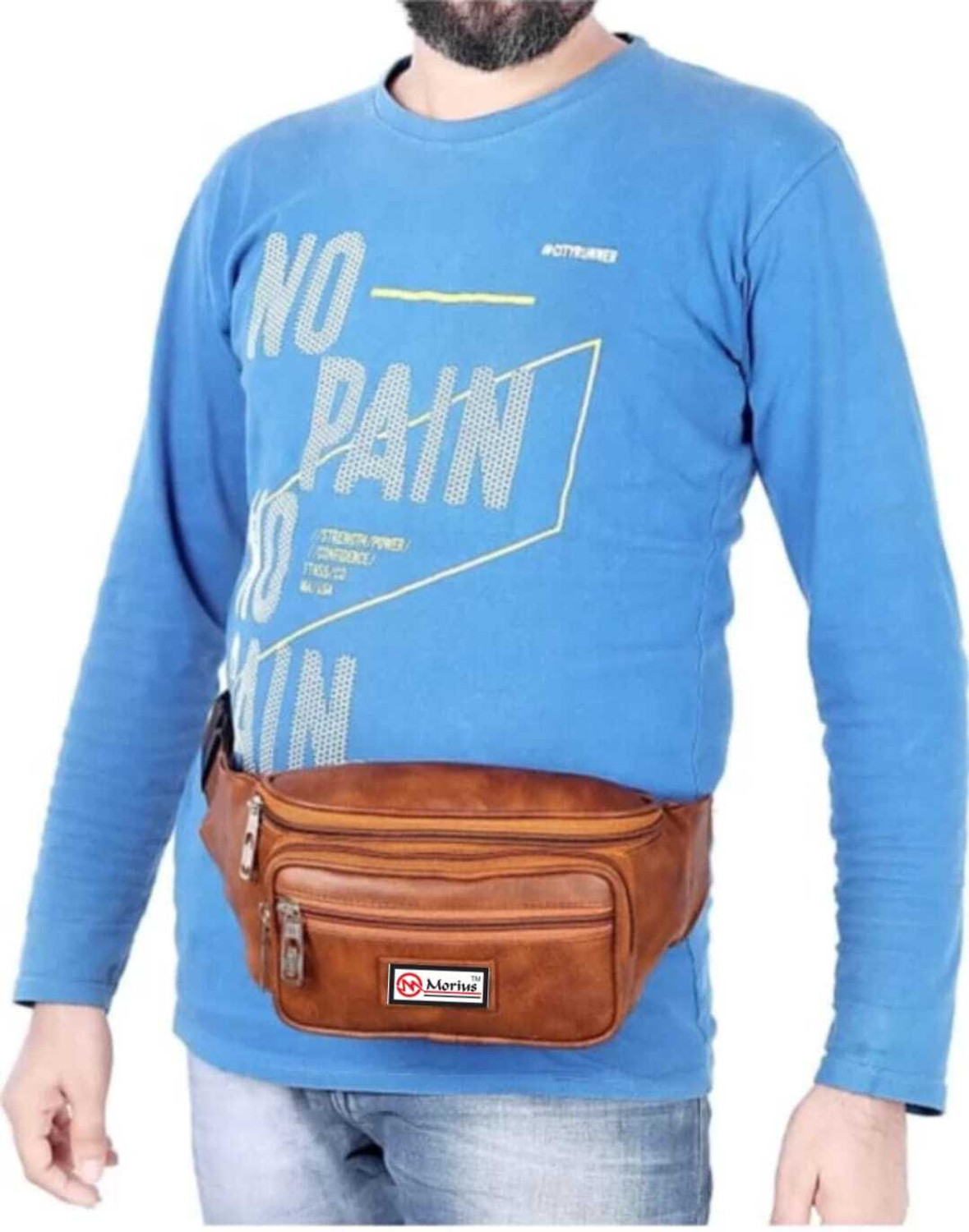 Image of Morius Waist bag for Money |Mobile|Card|Belt| Documents|Kit Books Dairy Waist bag