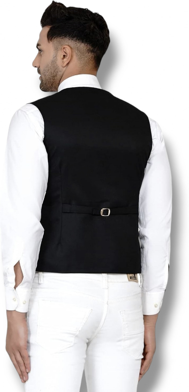 Image of Coolking Solid Men Waistcoat