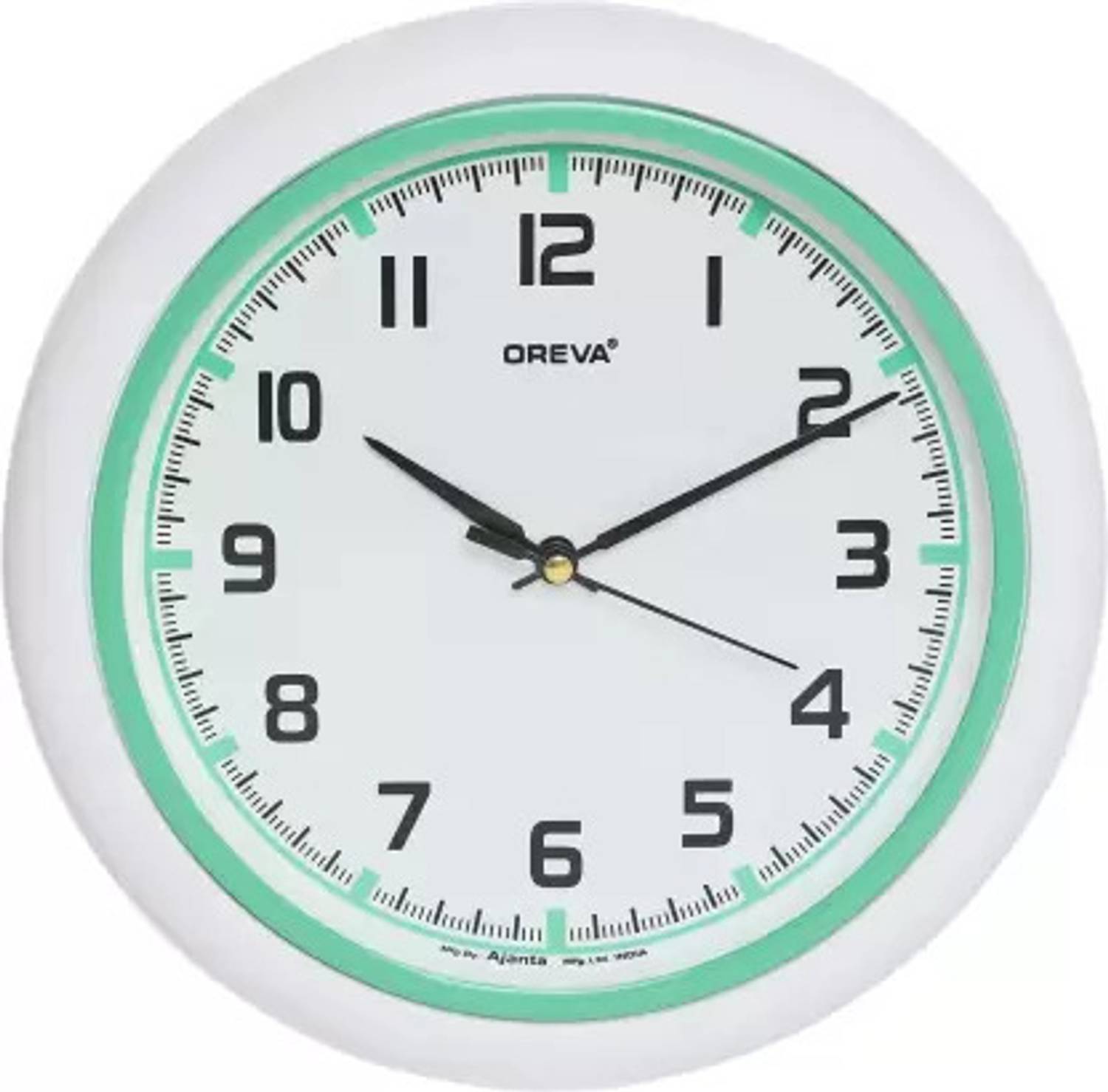 AJANTA Analog 26.5 cm X 26.5 cm Wall Clock (Green, With Glass, St