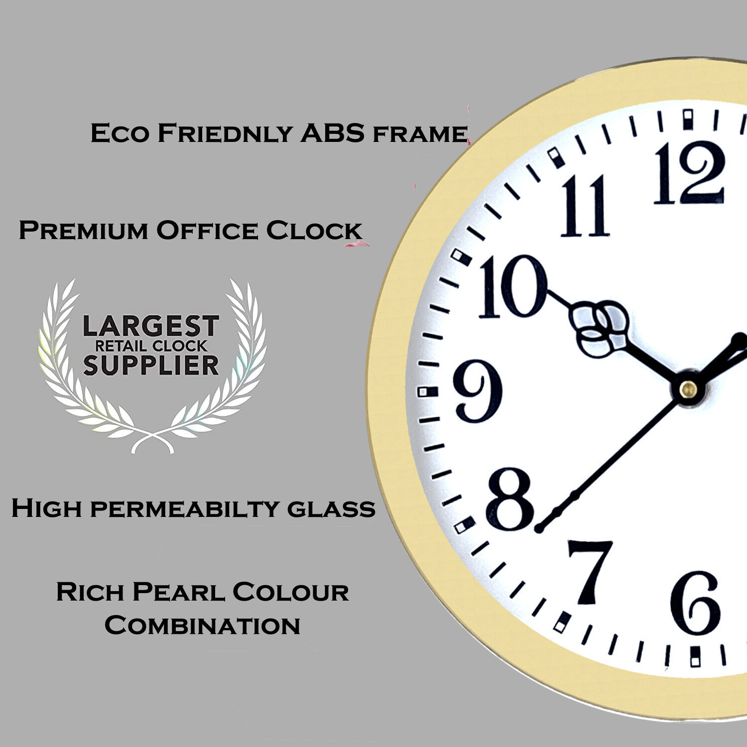 Image of reeyansh Analog 21 cm X 21 cm Wall Clock