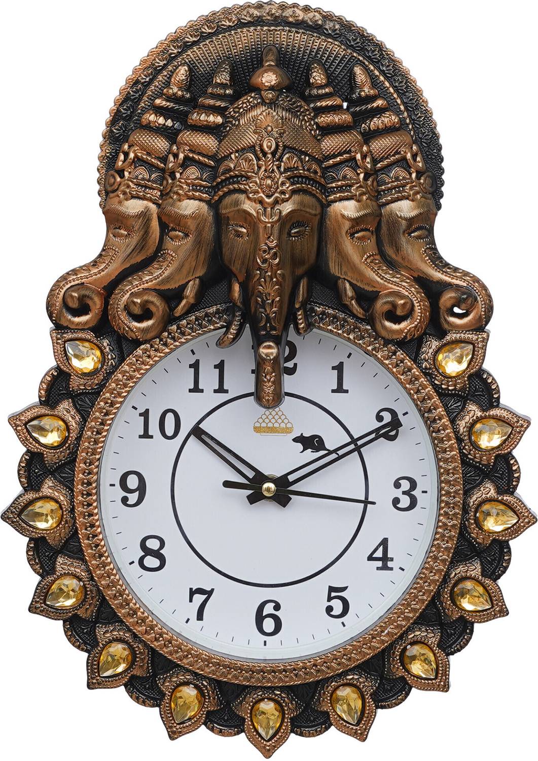 advikcraft Analog 12 cm X 17 cm Wall Clock