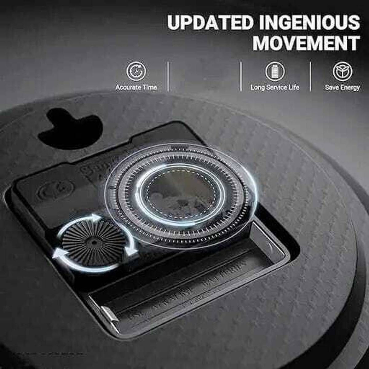 Image of InfinityWorld Analog 32.5 cm X 32.5 cm Wall Clock