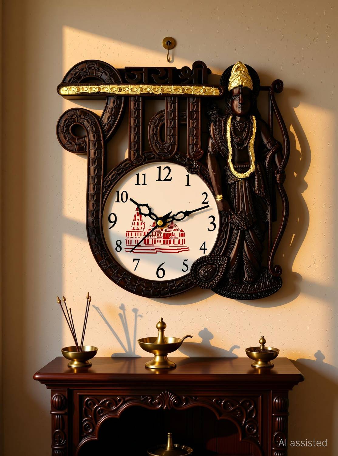 BIG BANG CREATIONS Analog 22 cm X 22 cm Wall Clock