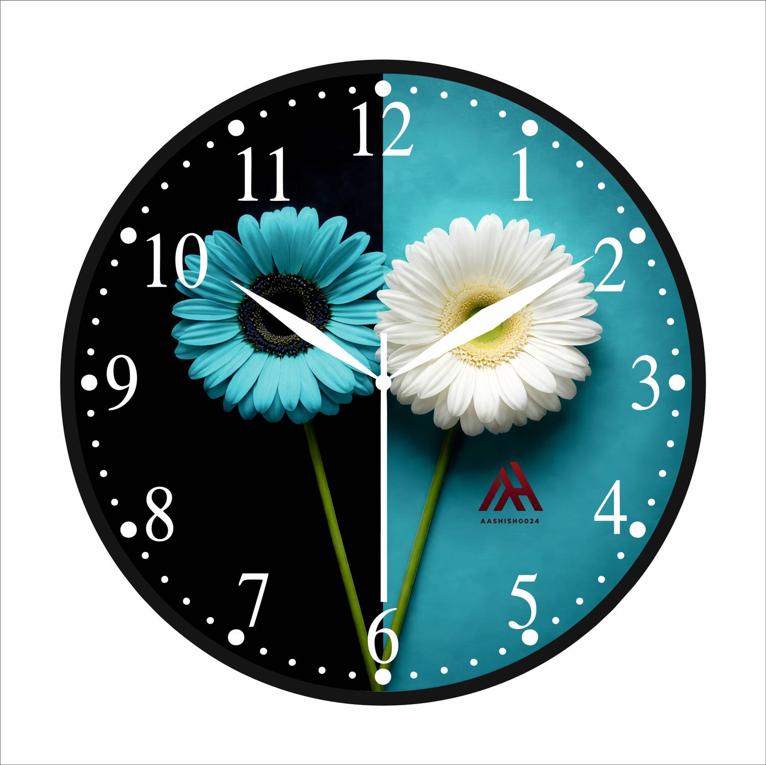 Aashish.Enterprises Analog 25 cm X 25 cm Wall Clock