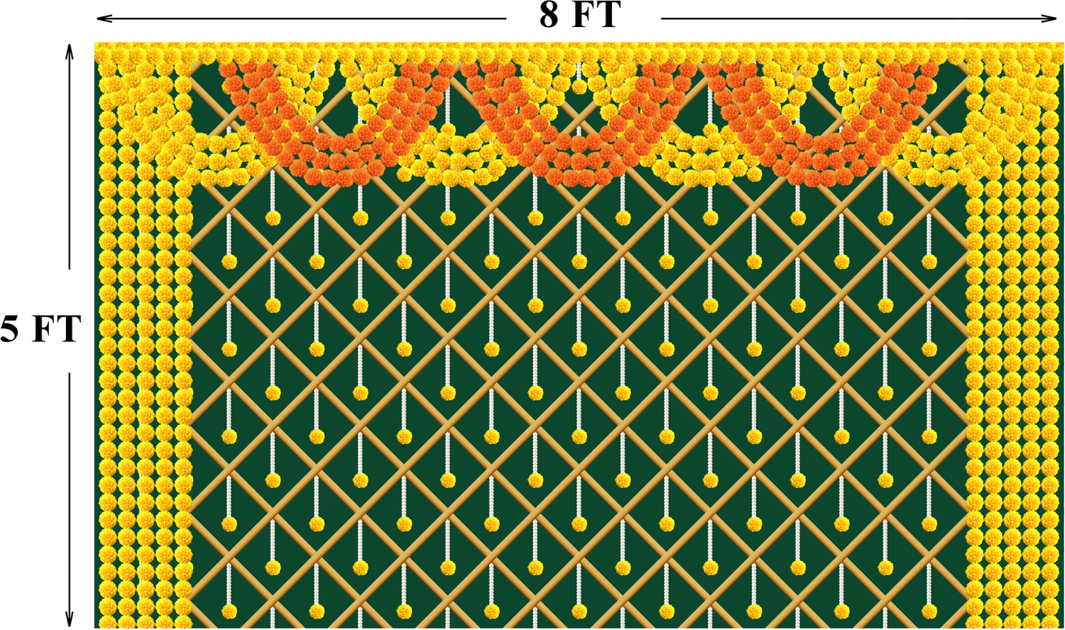 Image of HARSHAD CREATION 243 cm (8 ft) Long Door Polyester Semi Transparent Curtain Single Curtain