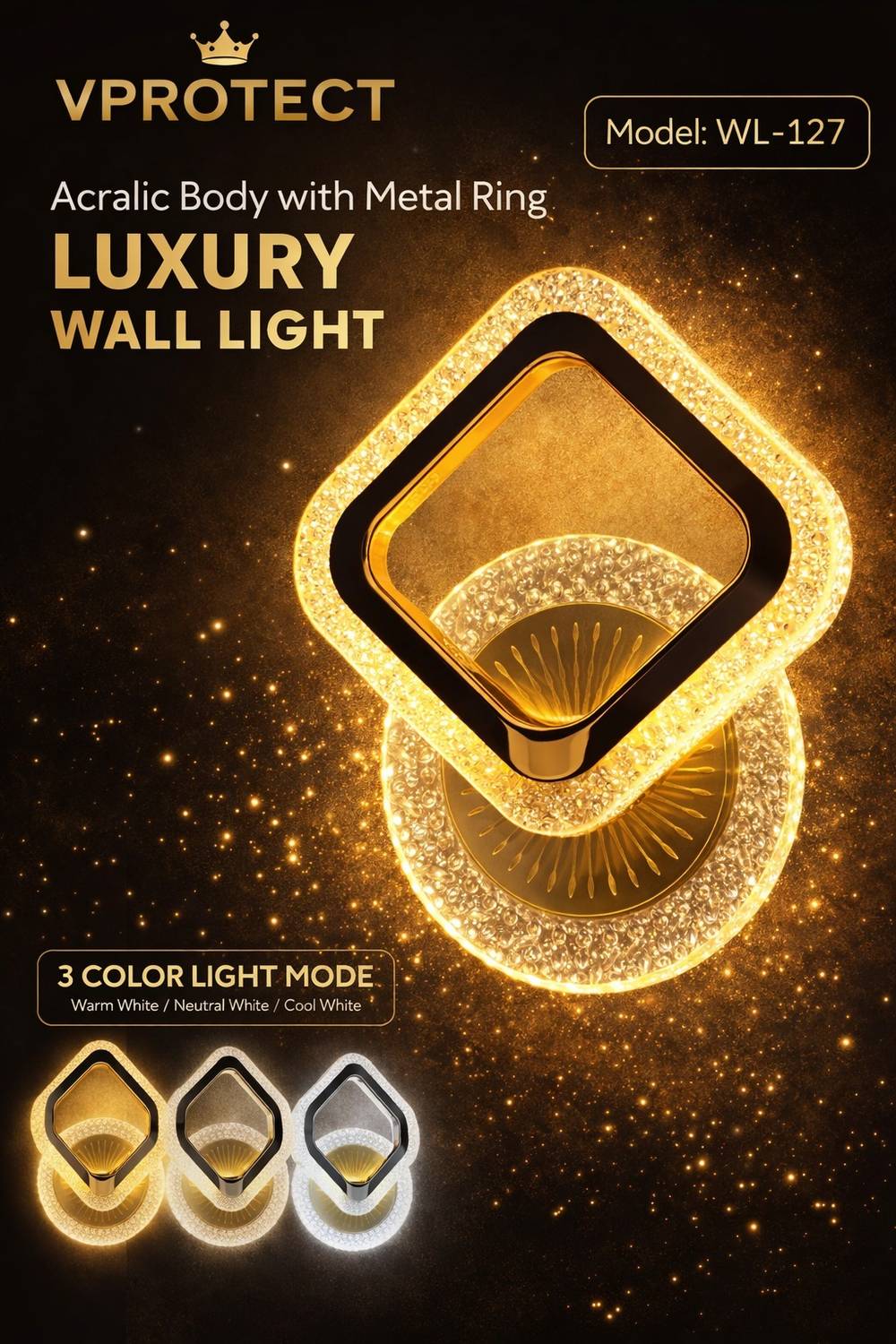 vprotect Wallchiere Wall Lamp With Bulb