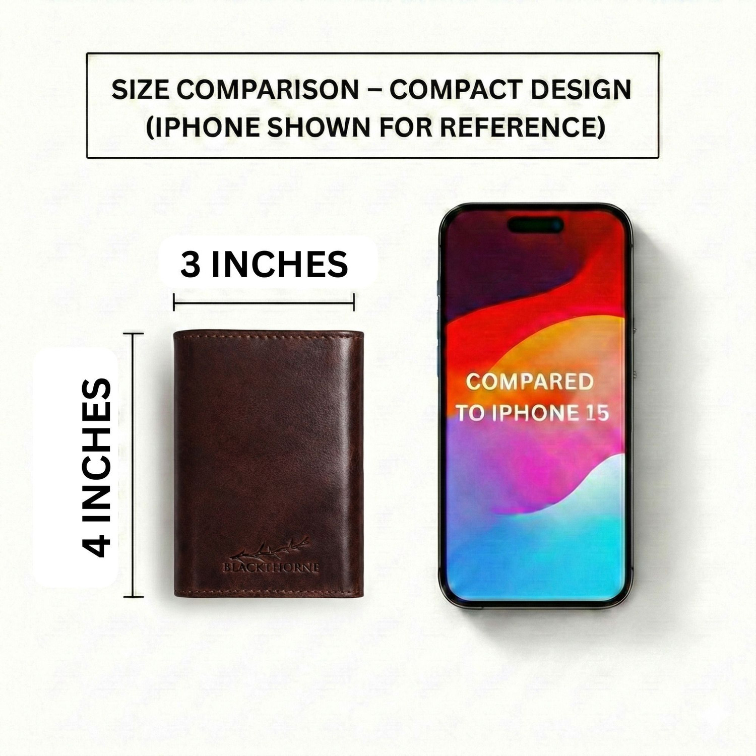 Image of Blackthorne Men Casual, Travel, Formal, Trendy Brown Genuine Leather Wallet