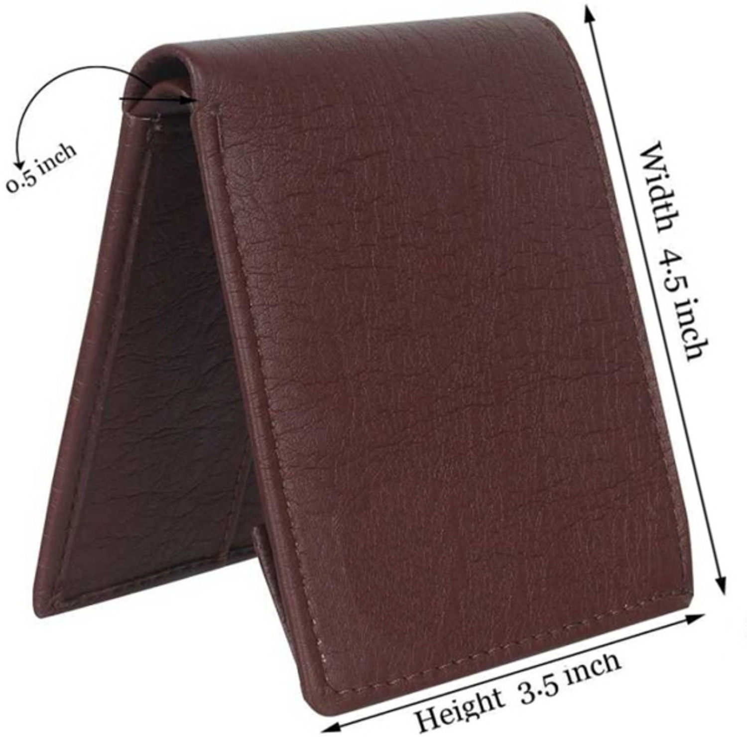 Image of Flipcon Men & Women Casual, Ethnic, Evening /Party, Formal, Trendy, Formal Brown Artificial Leather RFID Wallet (8 Card Slots)