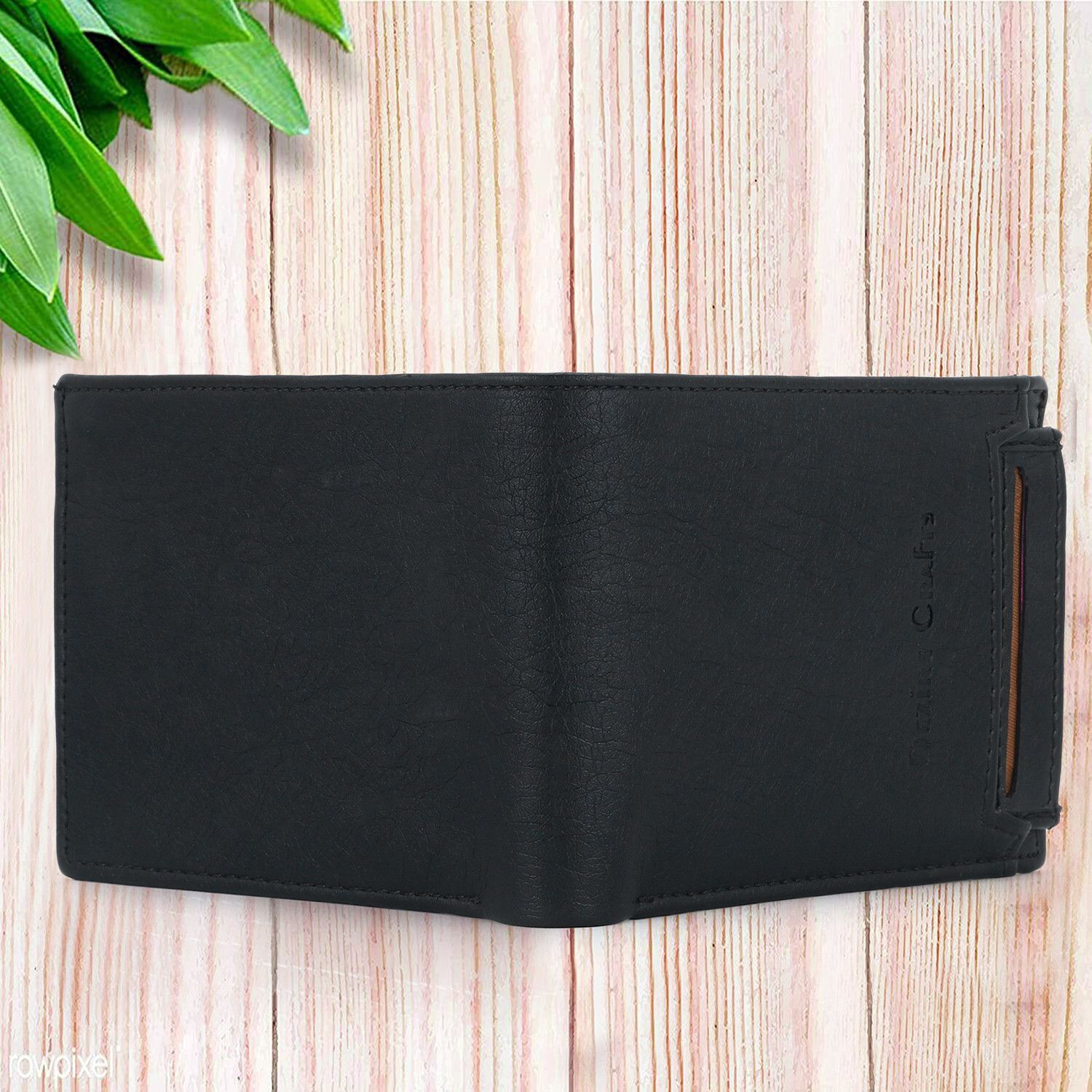 Image of shivay Men Casual, Ethnic, Evening /Party, Travel, Formal, Trendy Black Artificial Leather Wallet