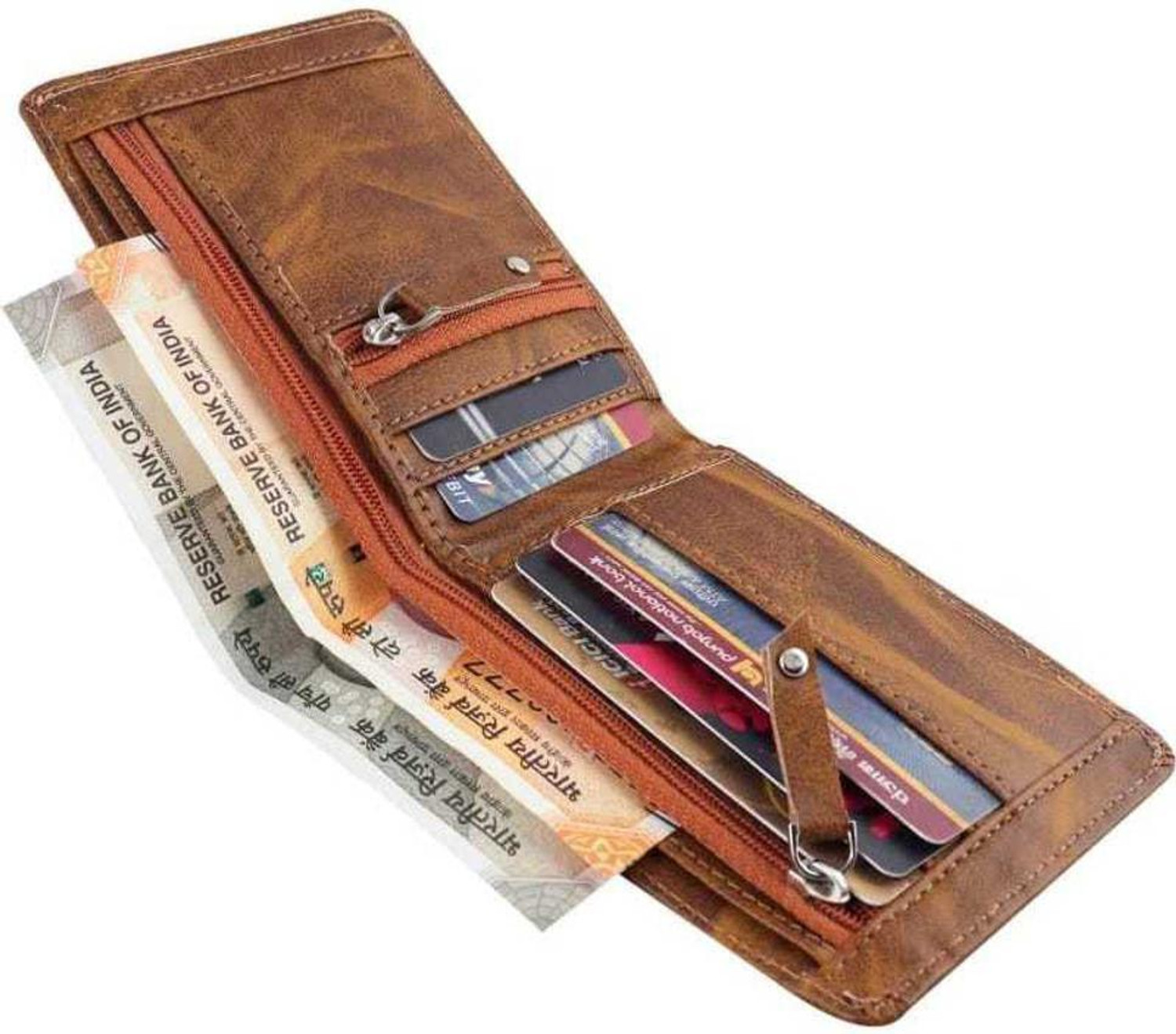 Image of Shiv Men Trendy Multicolor Artificial Leather Wallet