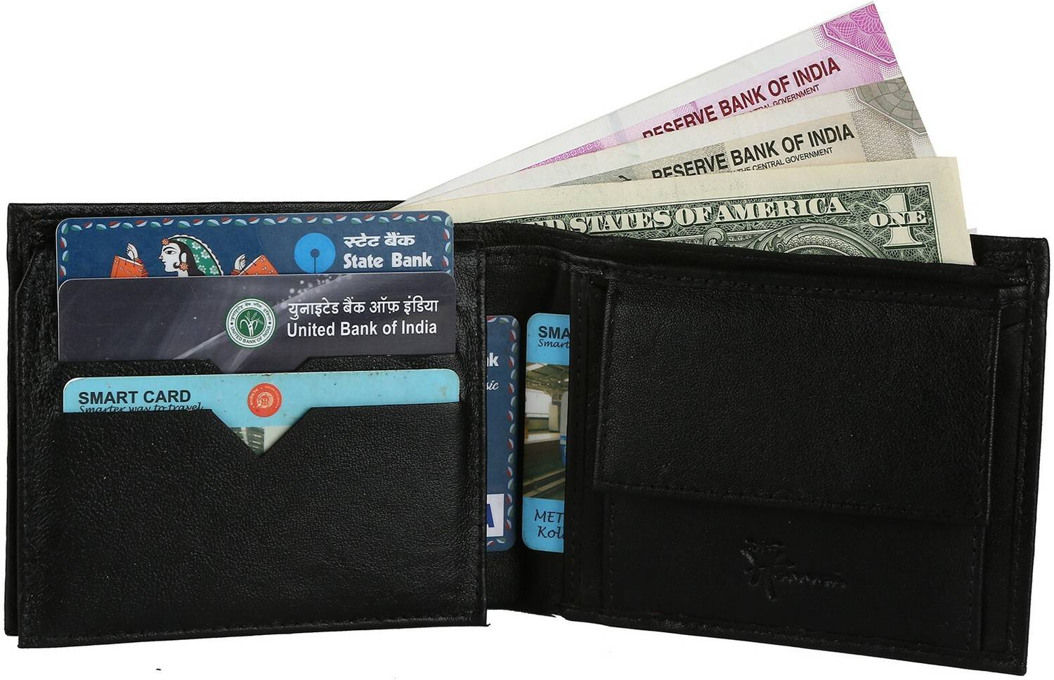 HAWAI Men Black Genuine Leather Wallet Black - Price in India | Flipkart.com