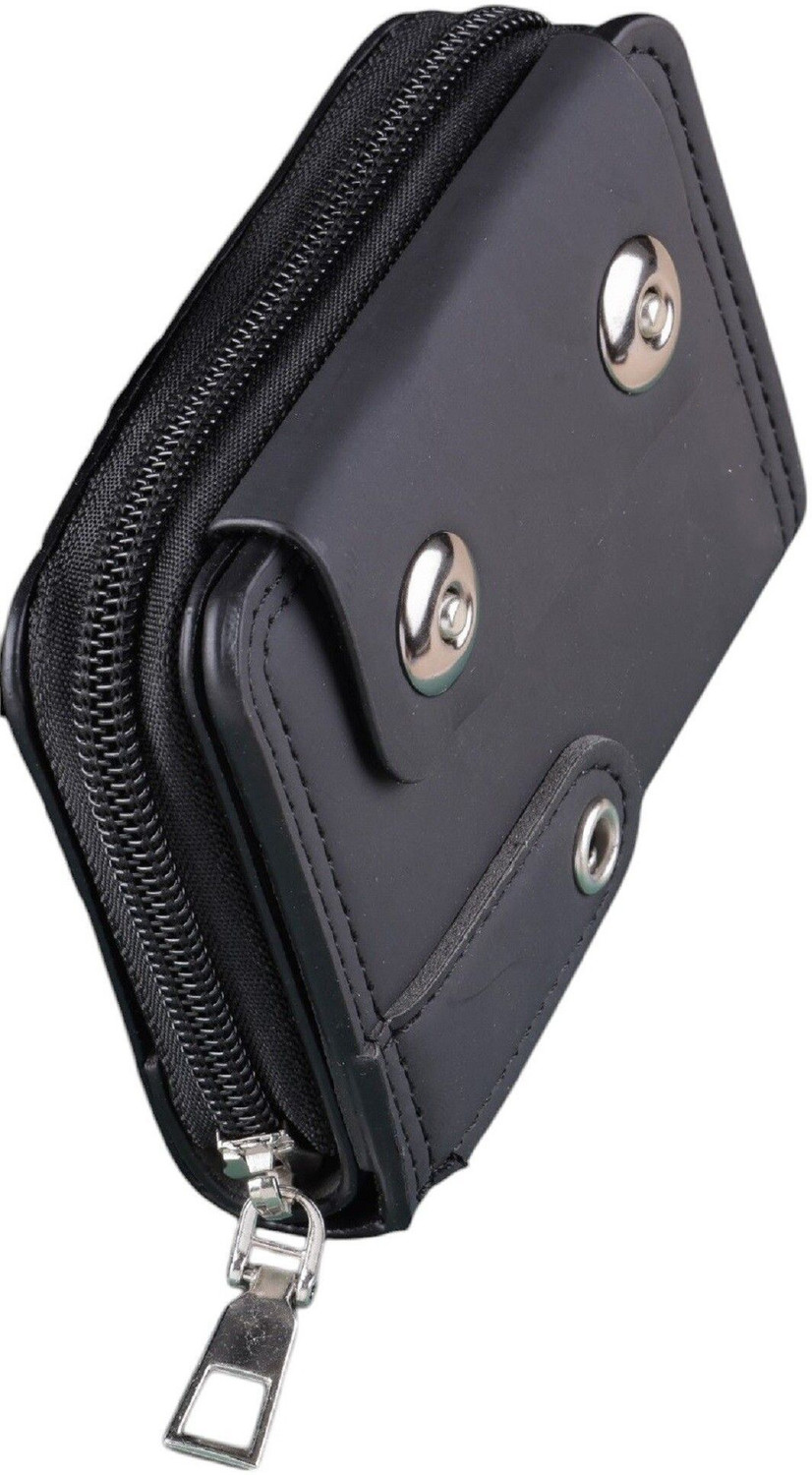 Image of KILLER Men Casual, Formal Black Artificial Leather RFID Card Holder (11 Card Slots)