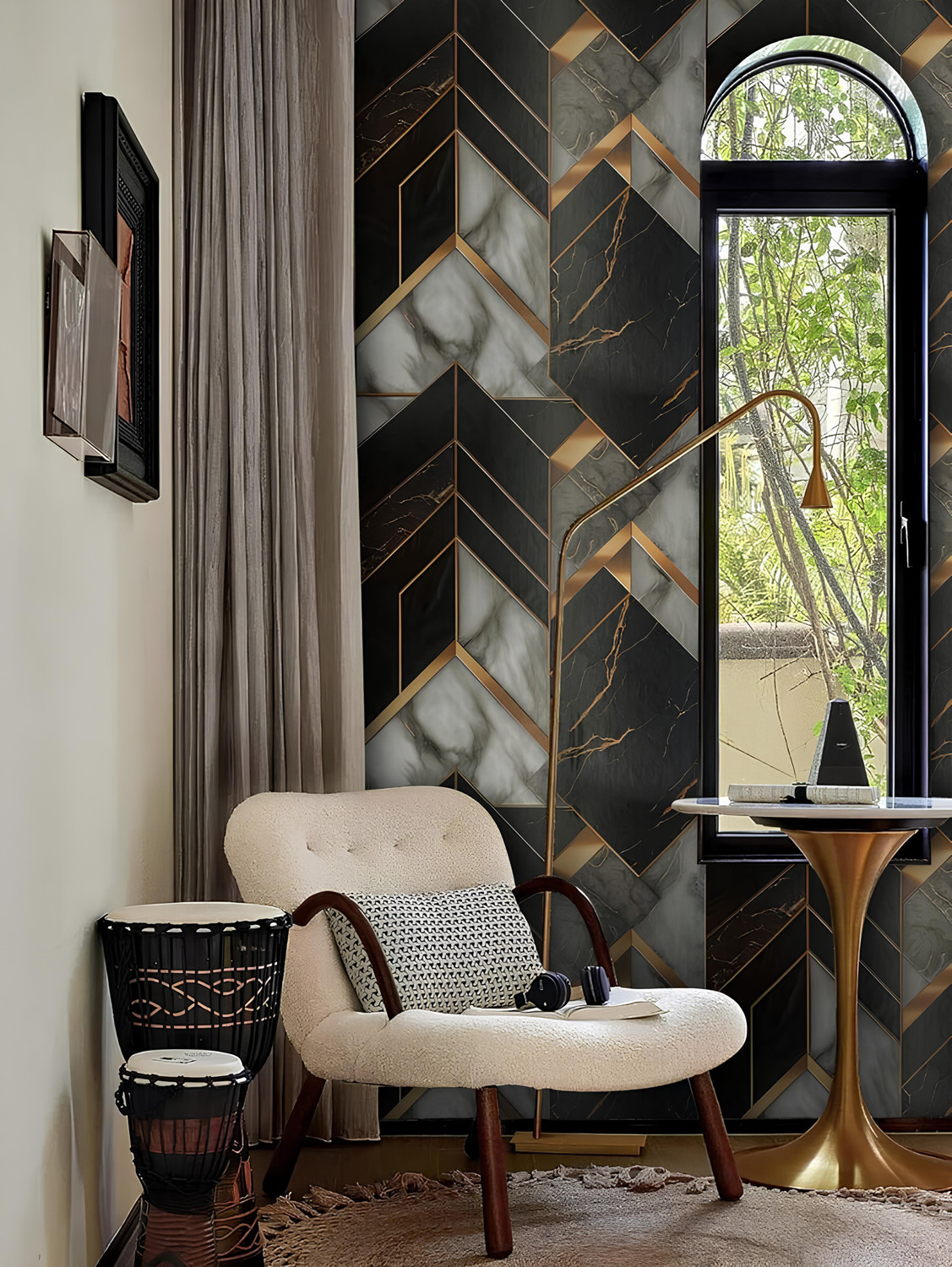 Image of Floppy 300 cm x 45 cm Waterproof Classics Paper Wallpaper