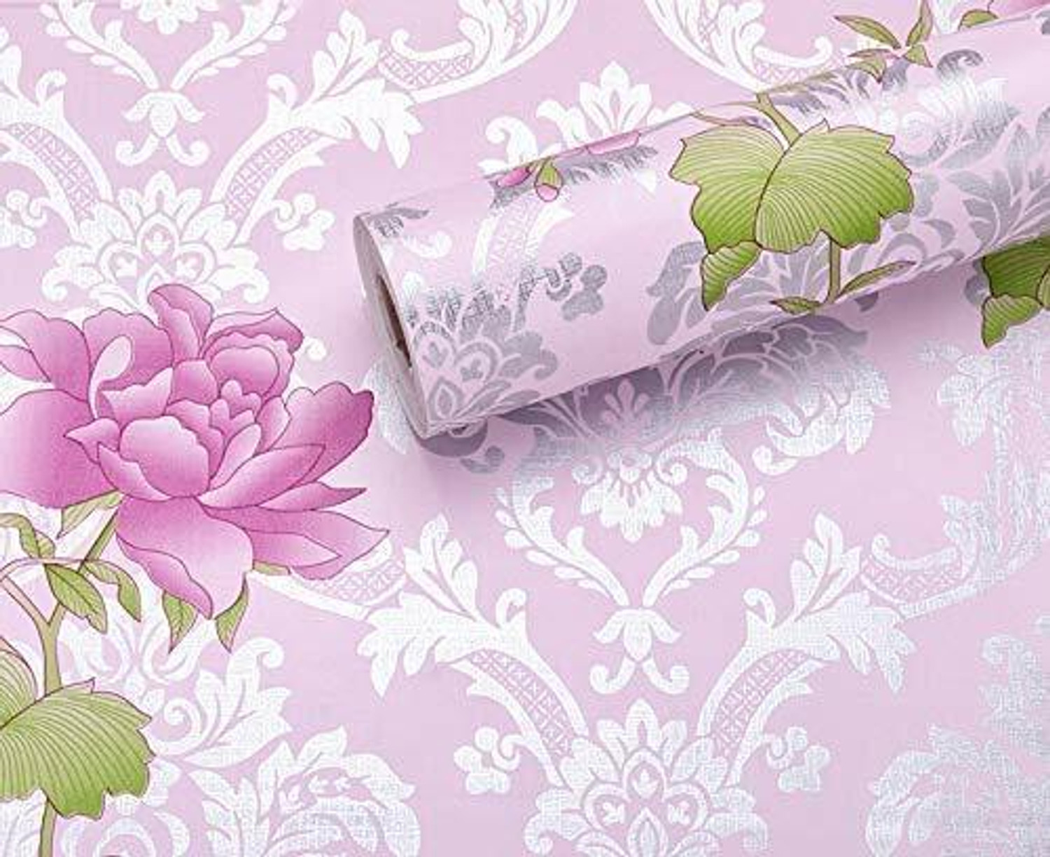 Image of HOMEMATES 304.8 cm x 45 cm Waterproof Floral & Botanical Vinyl Wallpaper