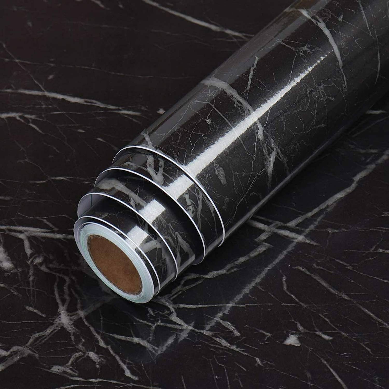 Aatamiy 200 cm Marble Wallpaper Self Adhesive Foil Stickers for Kitchen Peel & Stick Sticker Self Adhesive Sticker