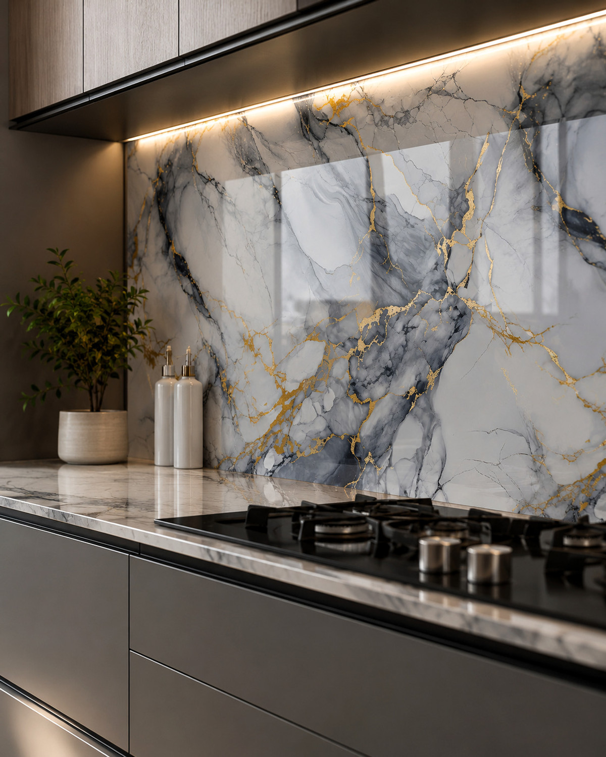 Image of ORYA 200 cm x 60 cm Waterproof Abstract Vinyl Wallpaper