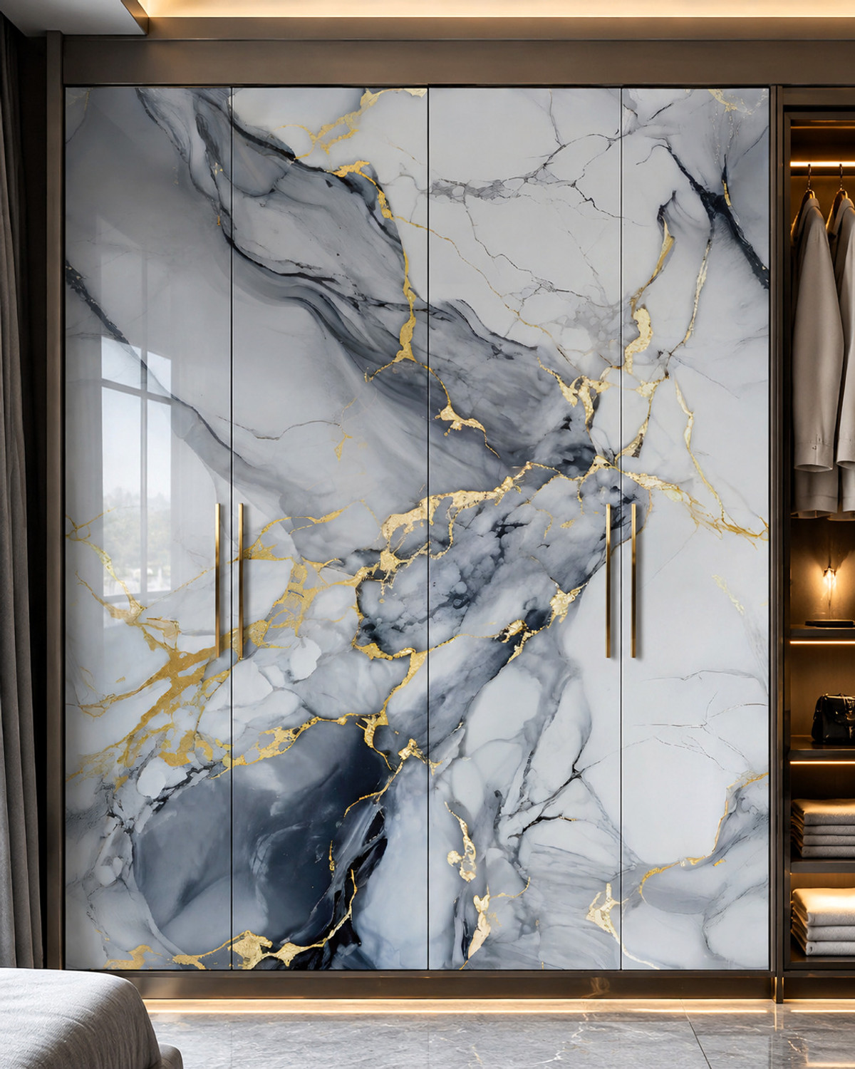 Image of ORYA 200 cm x 60 cm Waterproof Abstract Vinyl Wallpaper