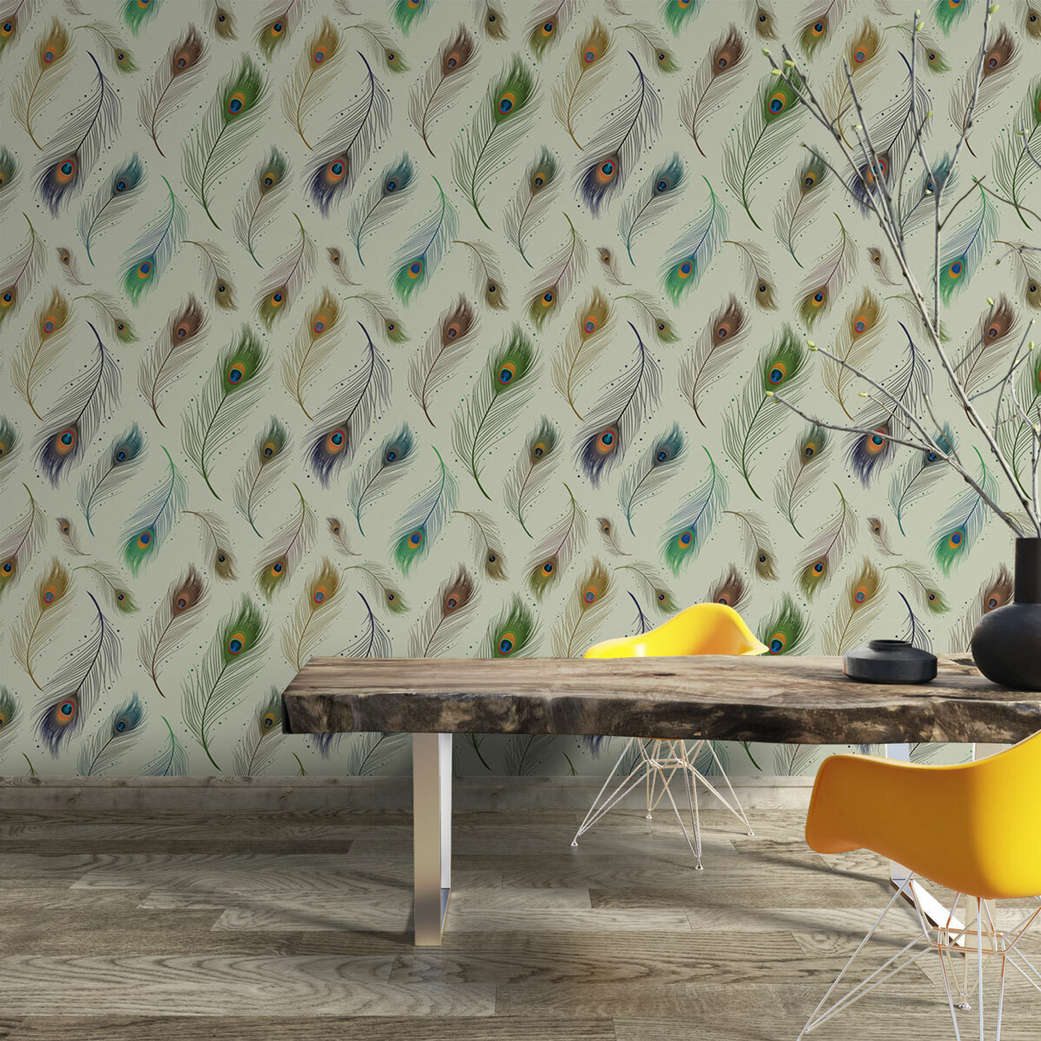 Image of PrintCrown 244 cm x 41 cm Waterproof Decorative Vinyl Wallpaper