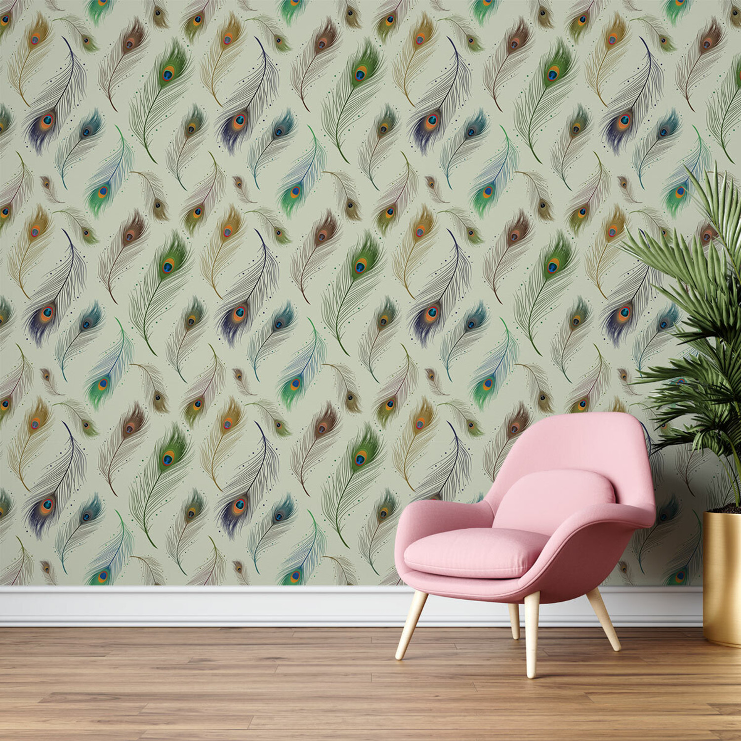 Image of PrintCrown 244 cm x 41 cm Waterproof Decorative Vinyl Wallpaper