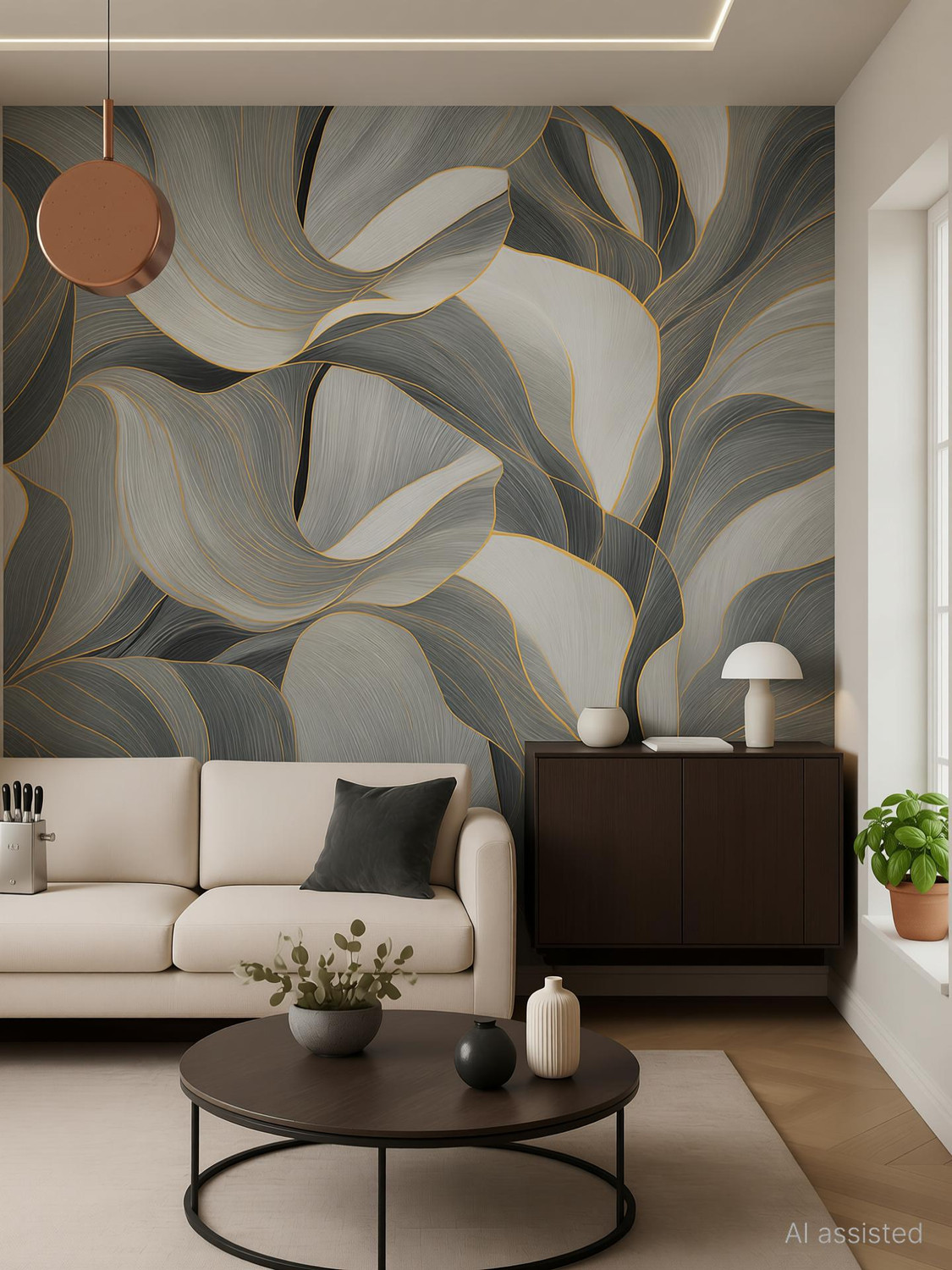 Image of voltify 200 cm Waterproof Wall Sticker For Kitchen & Home Decor - Glossy Marble Pattern Self Adhesive Sticker